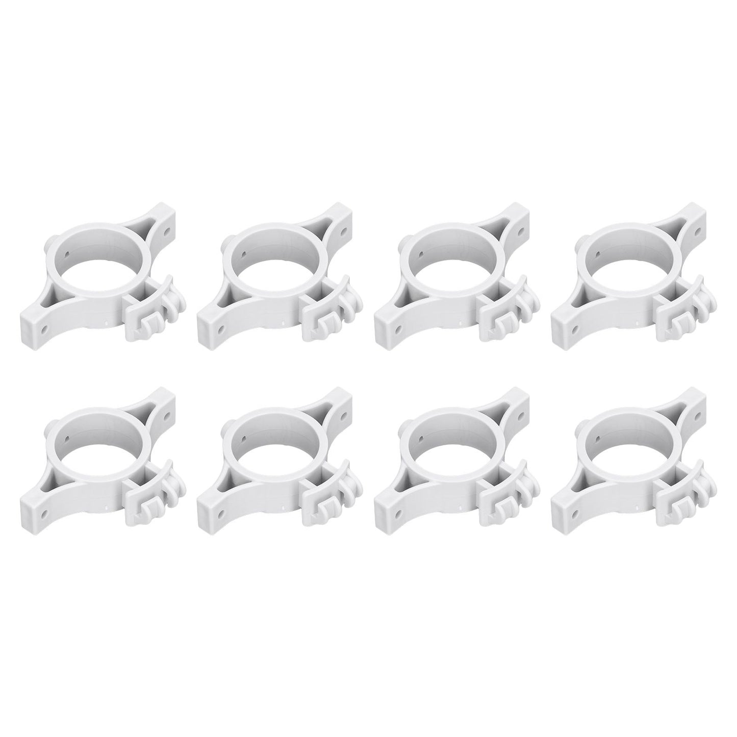 50pcs Electric Fence Insulators Pulse Electric Fence Terminal Rod Insulators with 3.2cm Hole for Farm Gray