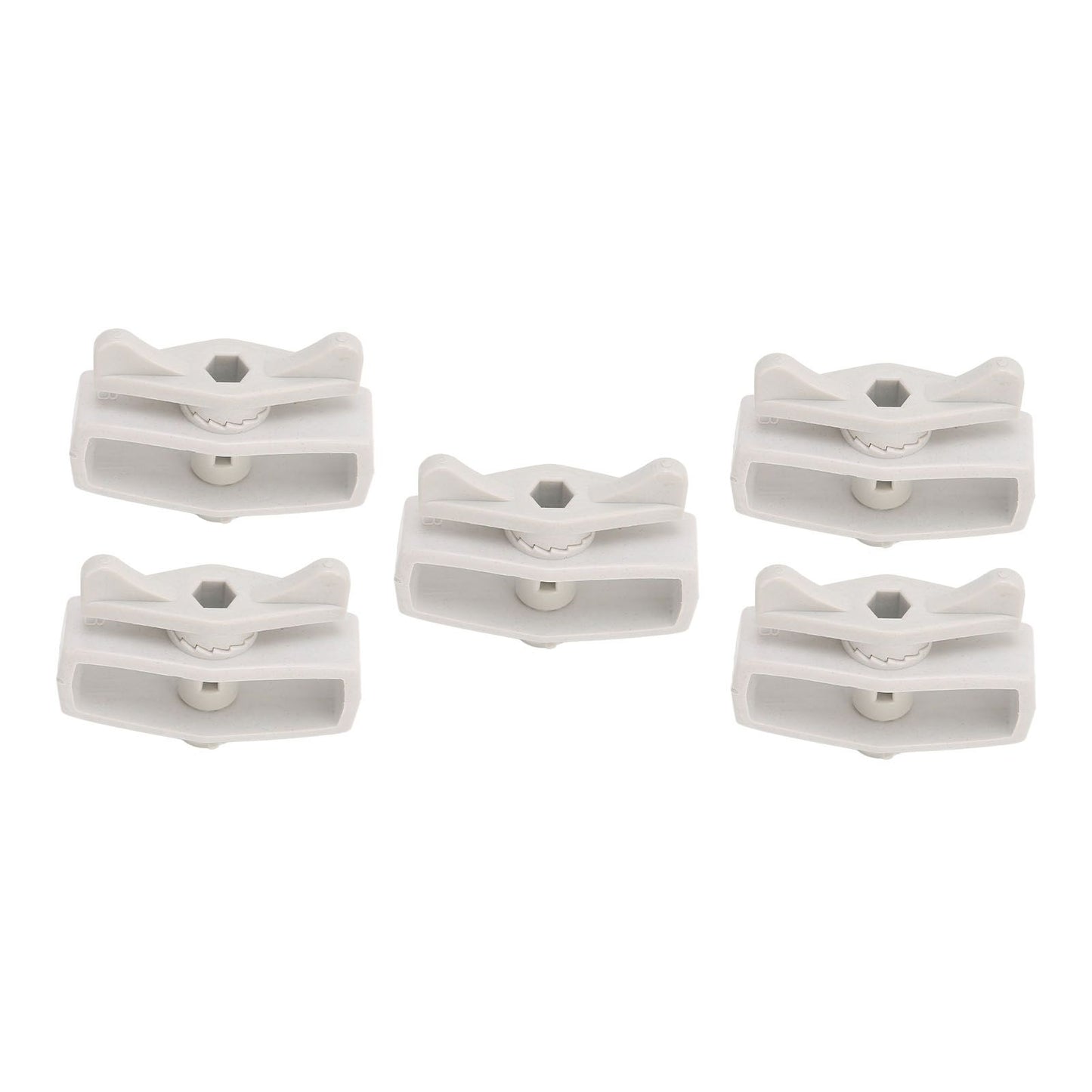 50Pcs Electric Fence Wire Tightener Portable Garden Electronic Fence Alloy Wire Tensioner Gray
