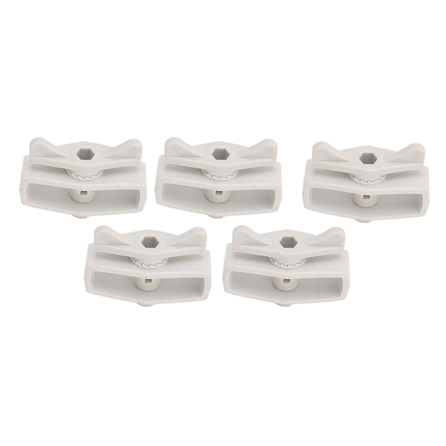 50Pcs Electric Fence Wire Tightener Portable Garden Electronic Fence Alloy Wire Tensioner Gray