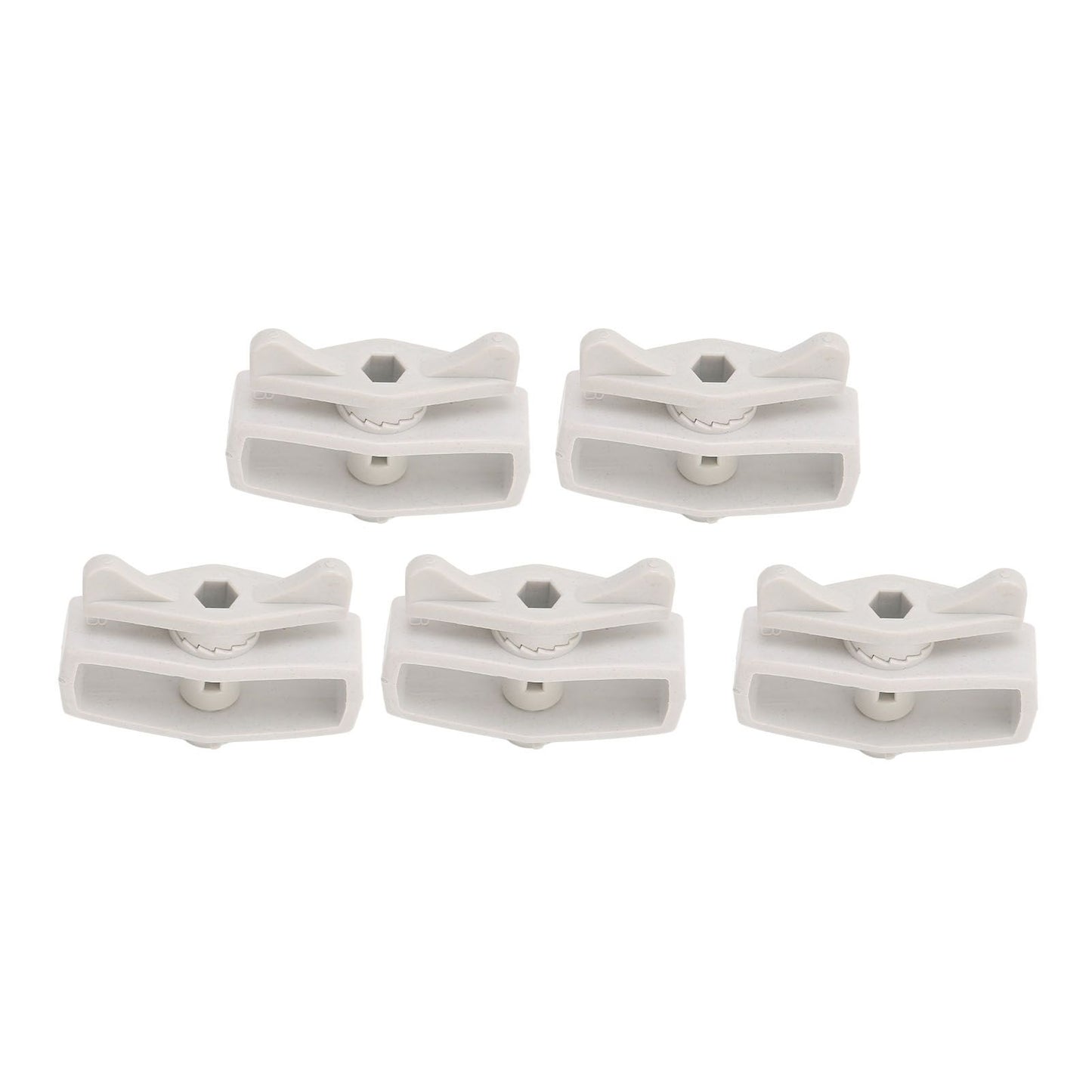 50Pcs Electric Fence Wire Tightener Portable Garden Electronic Fence Alloy Wire Tensioner Gray