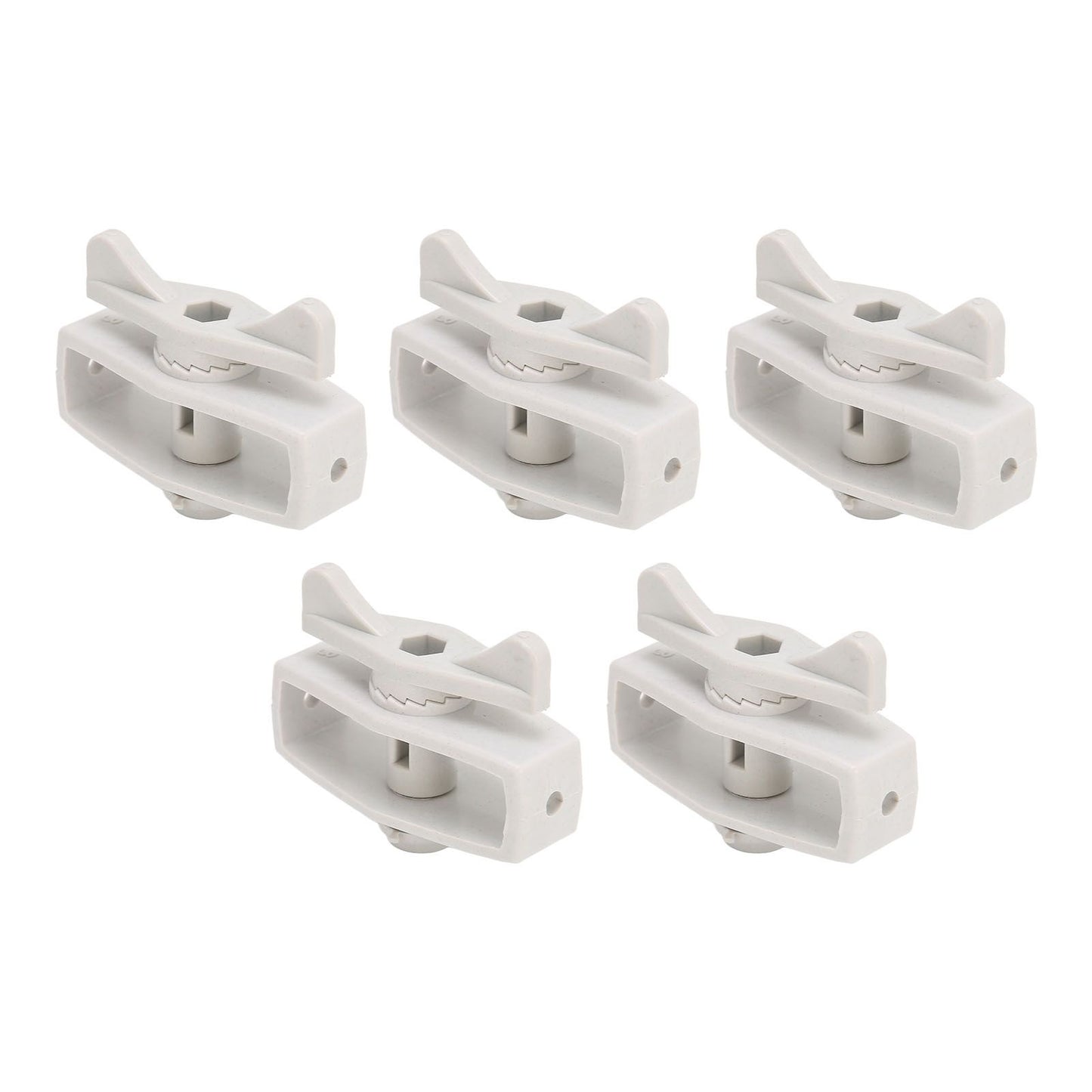 50Pcs Electric Fence Wire Tightener Portable Garden Electronic Fence Alloy Wire Tensioner Gray