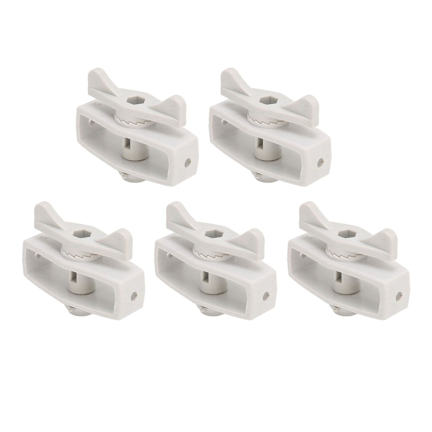50Pcs Electric Fence Wire Tightener Portable Garden Electronic Fence Alloy Wire Tensioner Gray