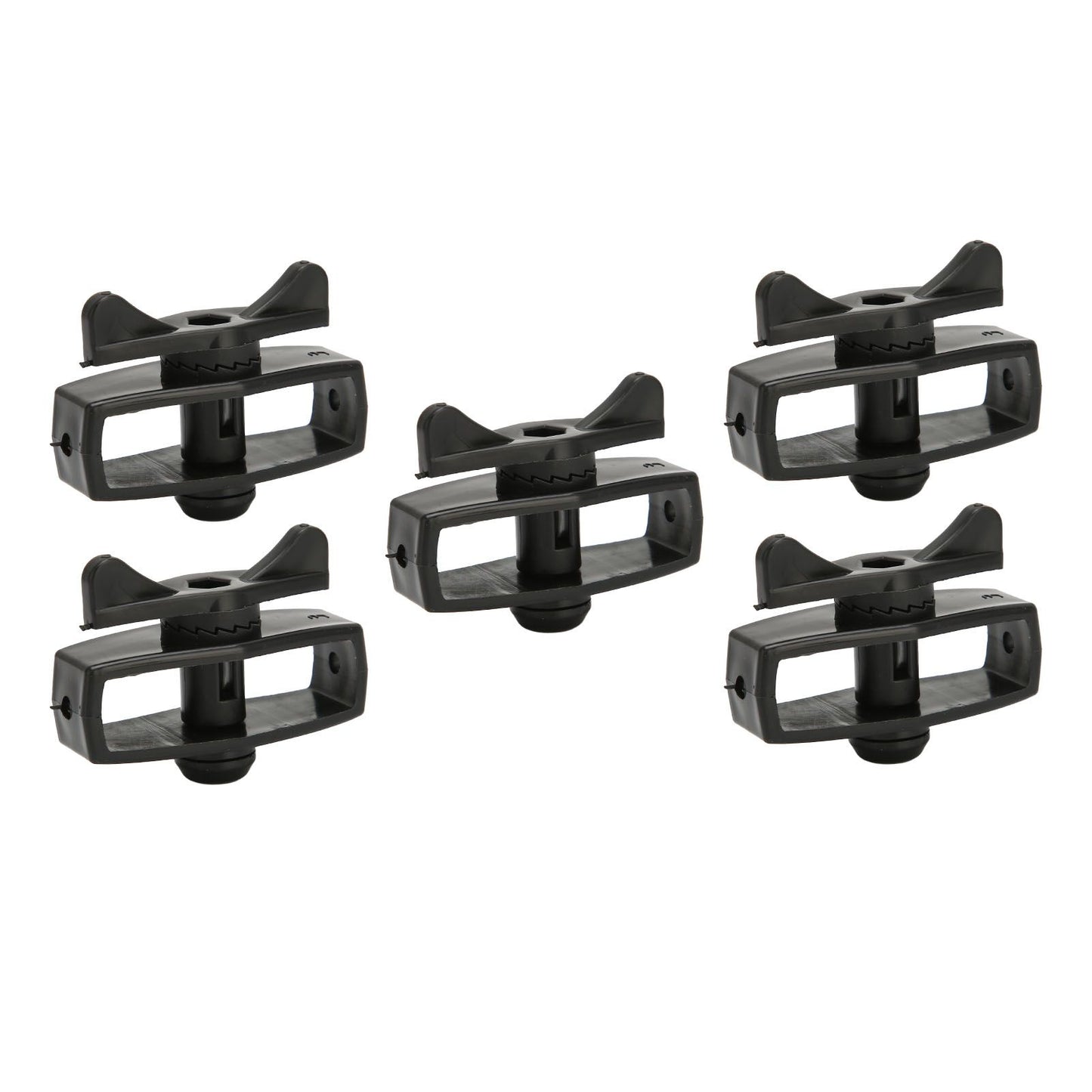 50Pcs Electric Fence Wire Tightener Portable Garden Electronic Fence Alloy Wire Tensioner Black