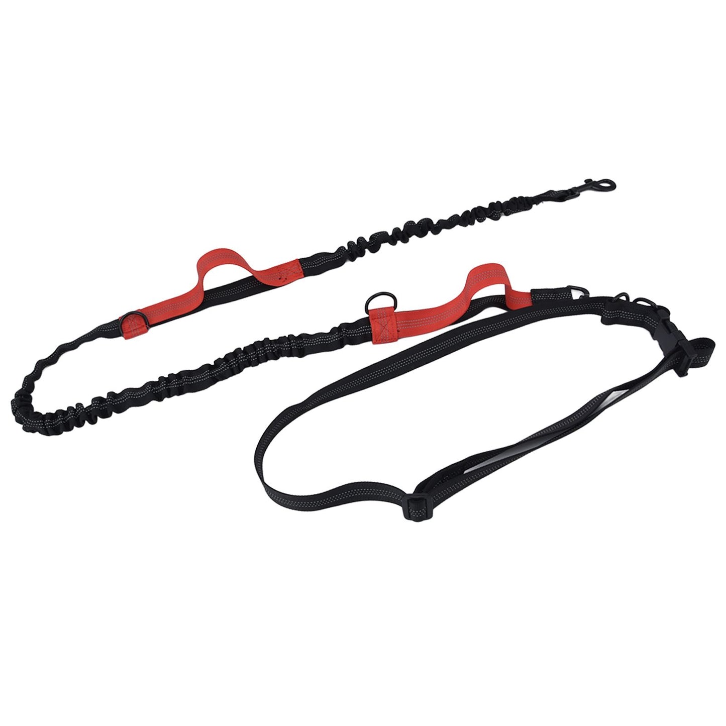 Pet Leash Reflective Retractable Portable Adjustable Dog Traction Rope for Pets Dogs Red