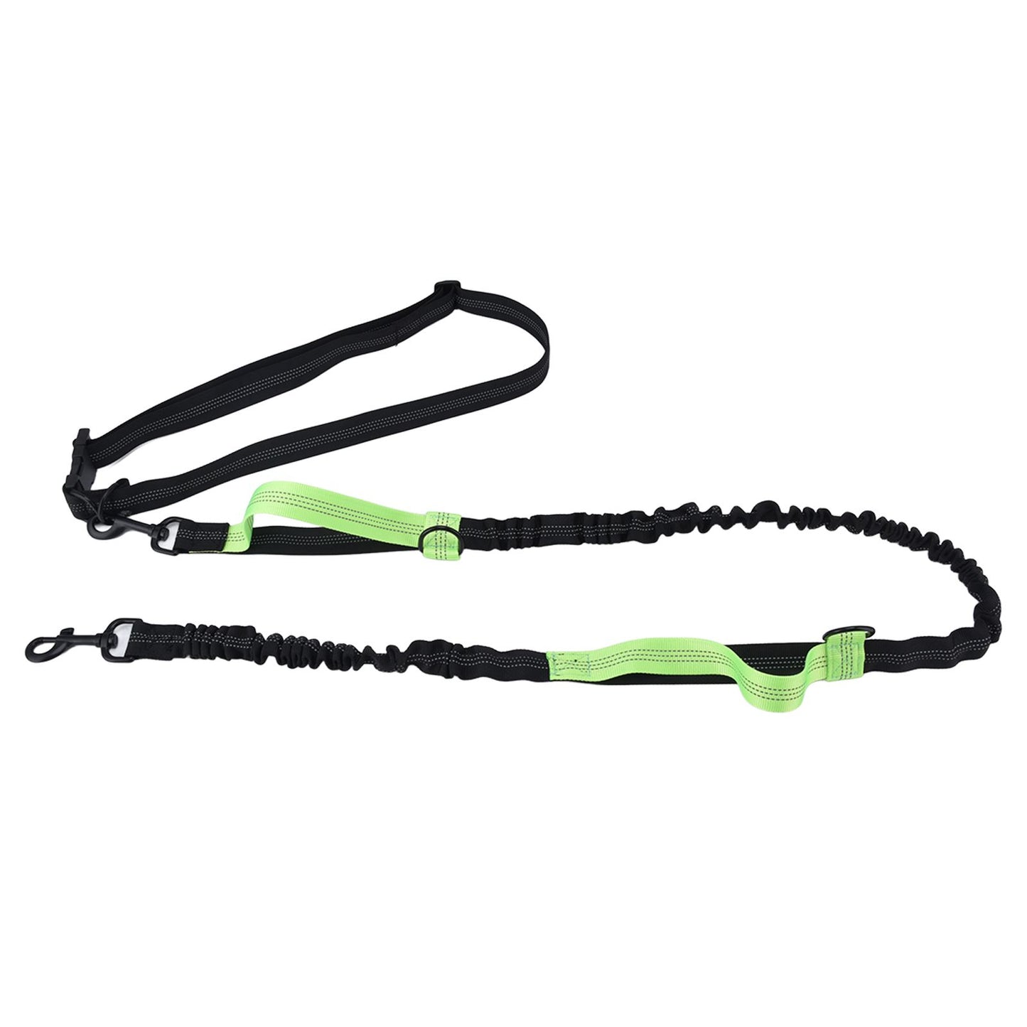 Pet Leash Reflective Retractable Portable Adjustable Dog Traction Rope for Pets Dogs Green