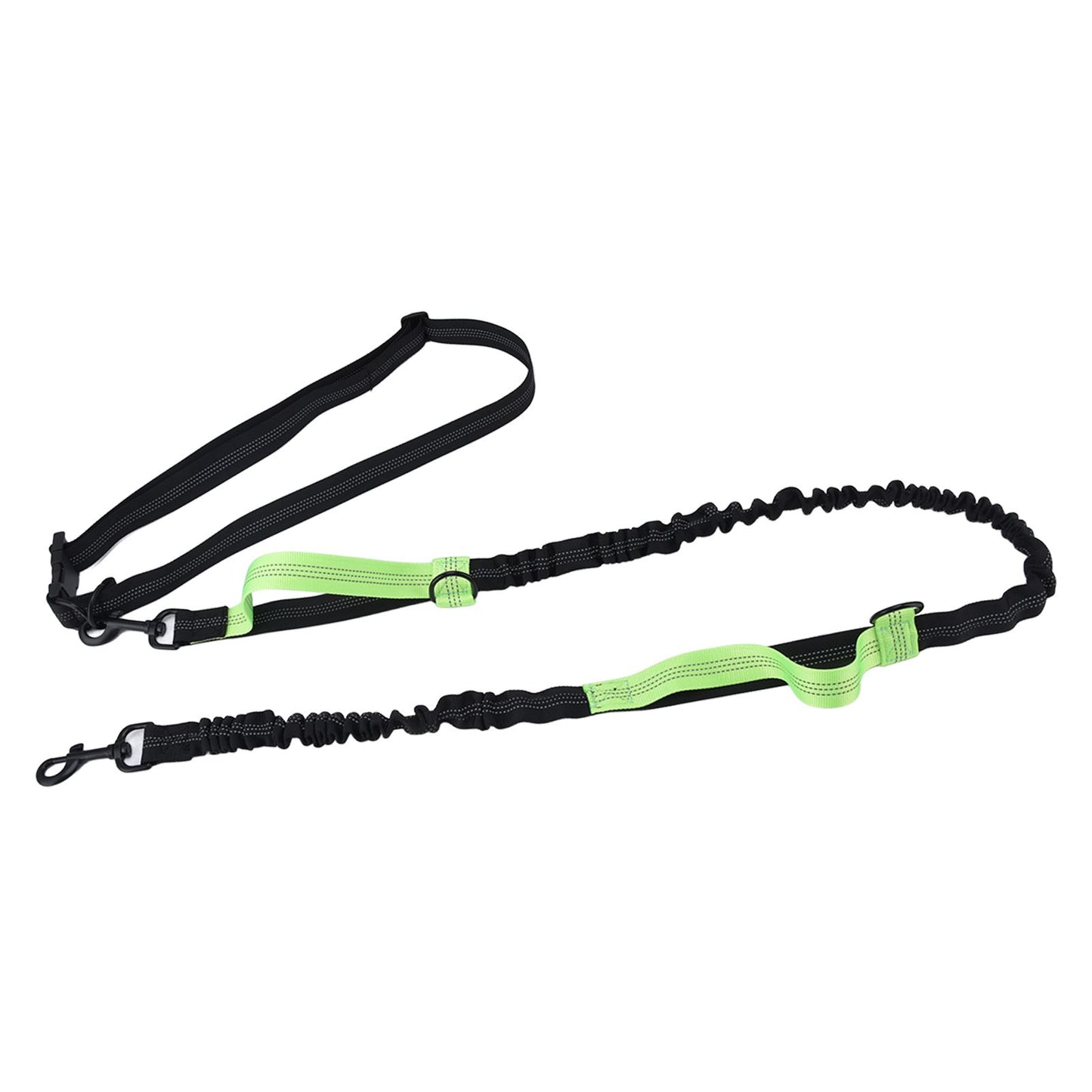 Pet Leash Reflective Retractable Portable Adjustable Dog Traction Rope for Pets Dogs Green