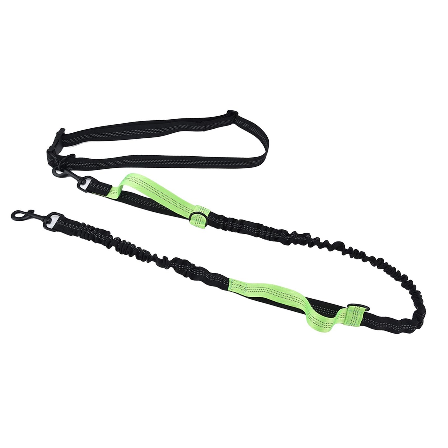 Pet Leash Reflective Retractable Portable Adjustable Dog Traction Rope for Pets Dogs Green