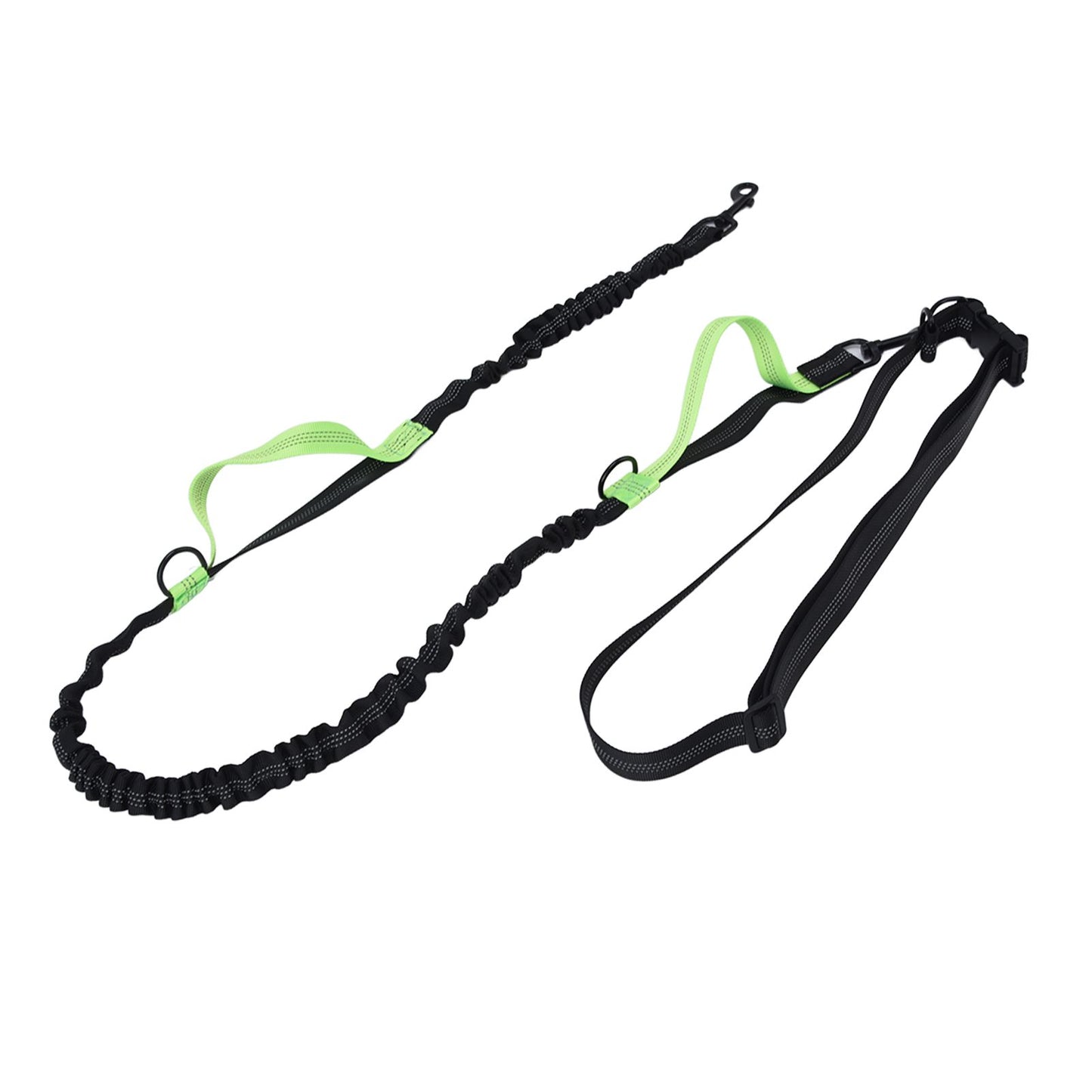 Pet Leash Reflective Retractable Portable Adjustable Dog Traction Rope for Pets Dogs Green