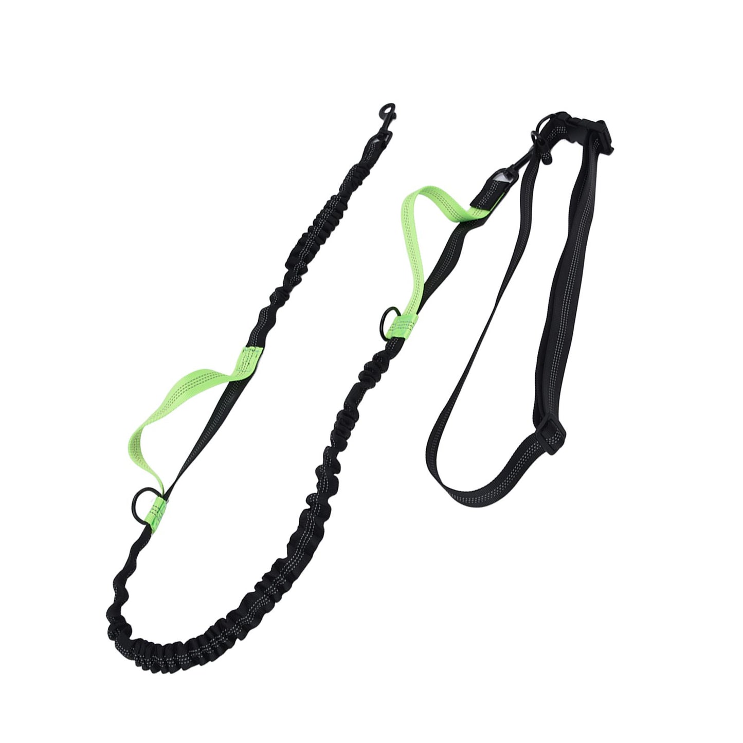 Pet Leash Reflective Retractable Portable Adjustable Dog Traction Rope for Pets Dogs Green