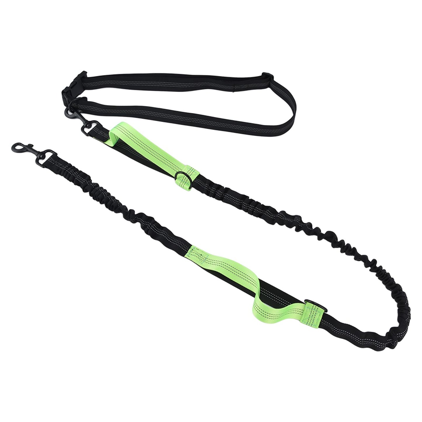 Pet Leash Reflective Retractable Portable Adjustable Dog Traction Rope for Pets Dogs Green