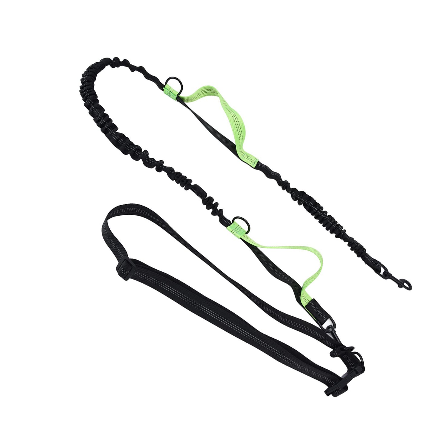 Pet Leash Reflective Retractable Portable Adjustable Dog Traction Rope for Pets Dogs Green