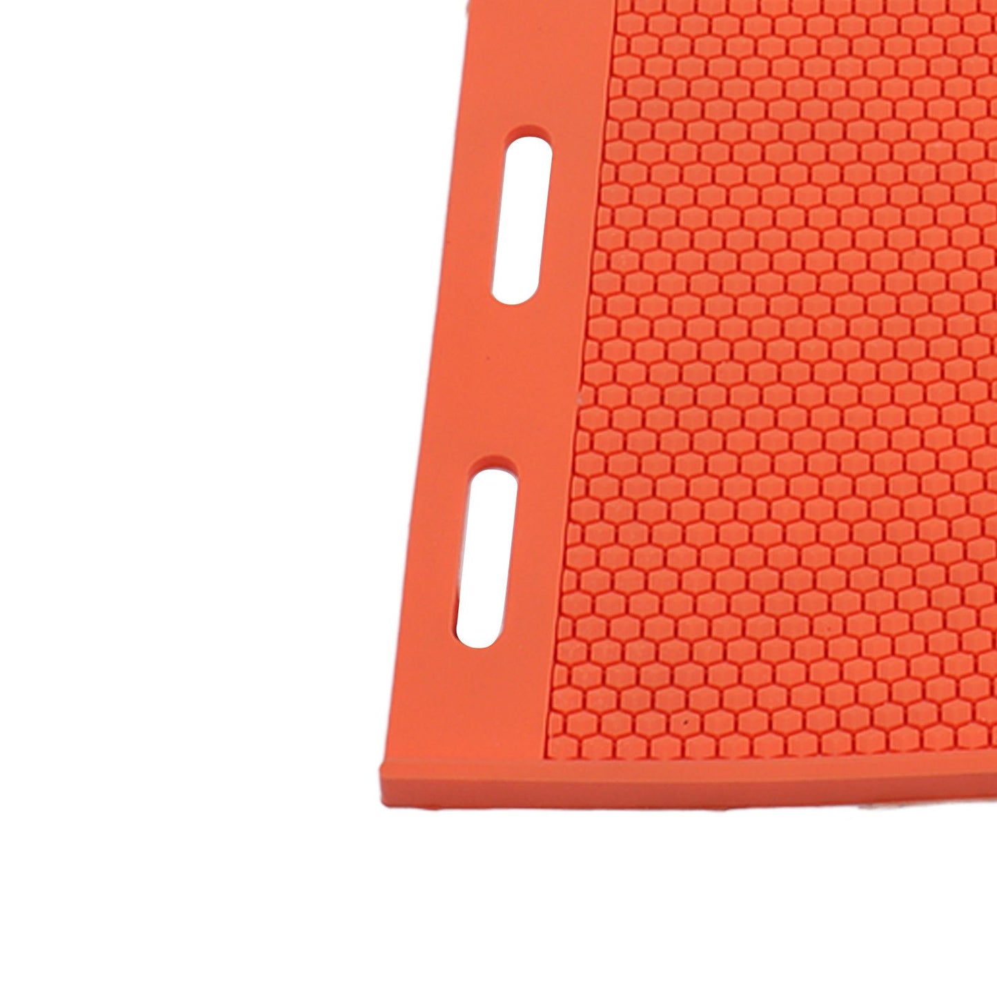 2pcs 5.4mm Beeswax Press Sheet Mould Foundation Foldable Silicone Beeswax Mold for Beekeeping Orange