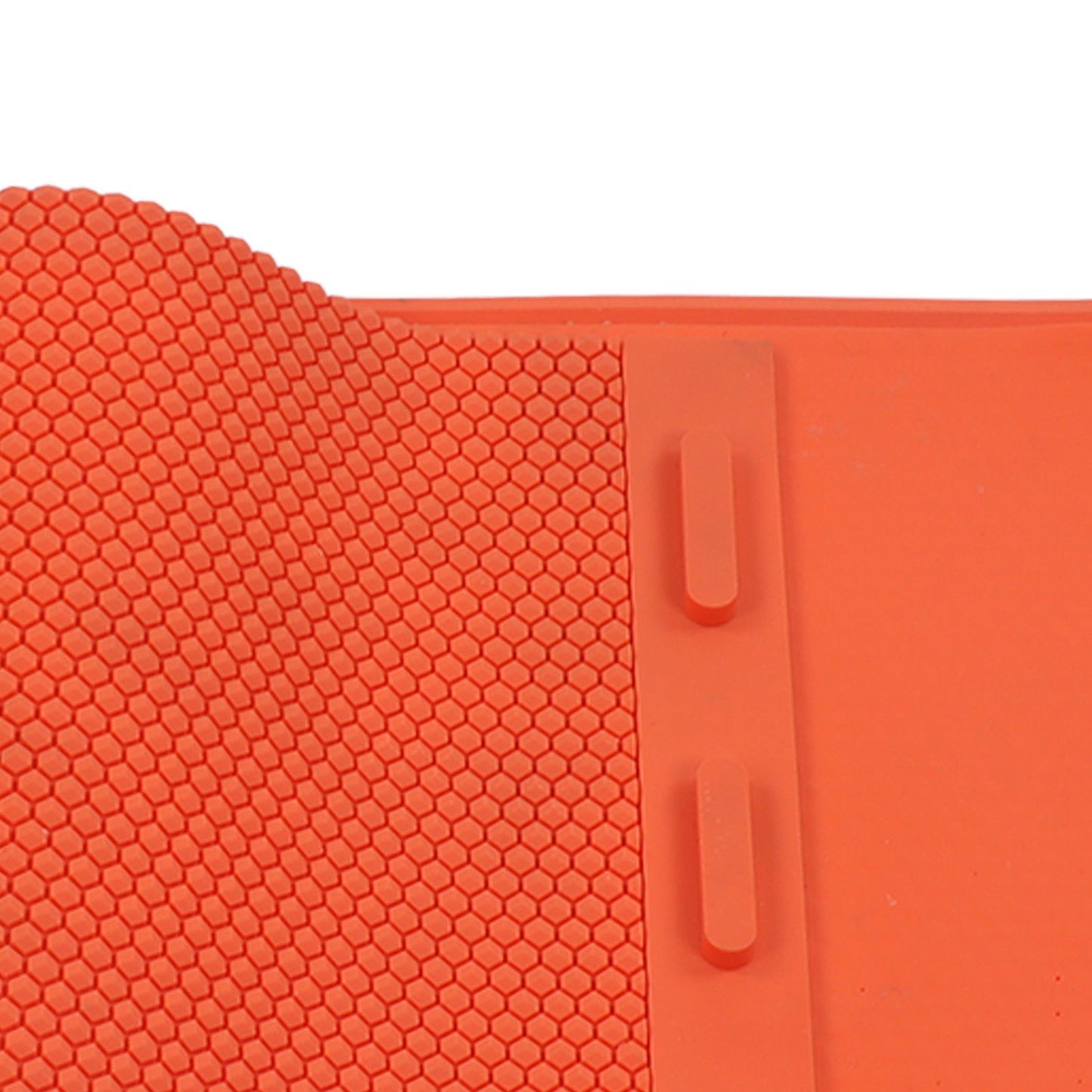 2pcs 5.4mm Beeswax Press Sheet Mould Foundation Foldable Silicone Beeswax Mold for Beekeeping Orange