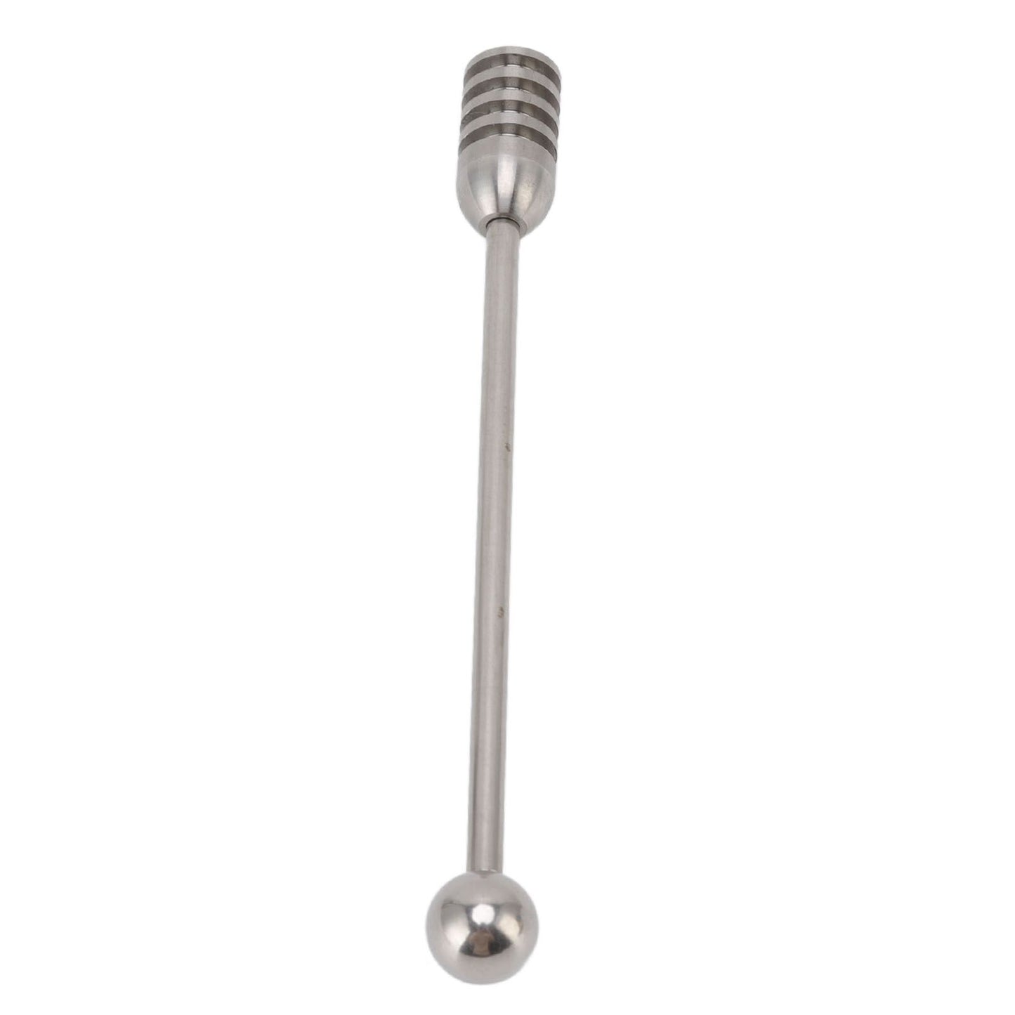 Honey Stick 15.5cm 304 Stainless Steel Fluted Design Easy Cleaning Honey Mixing Stick Coffee Stirrer Stirring Sticks