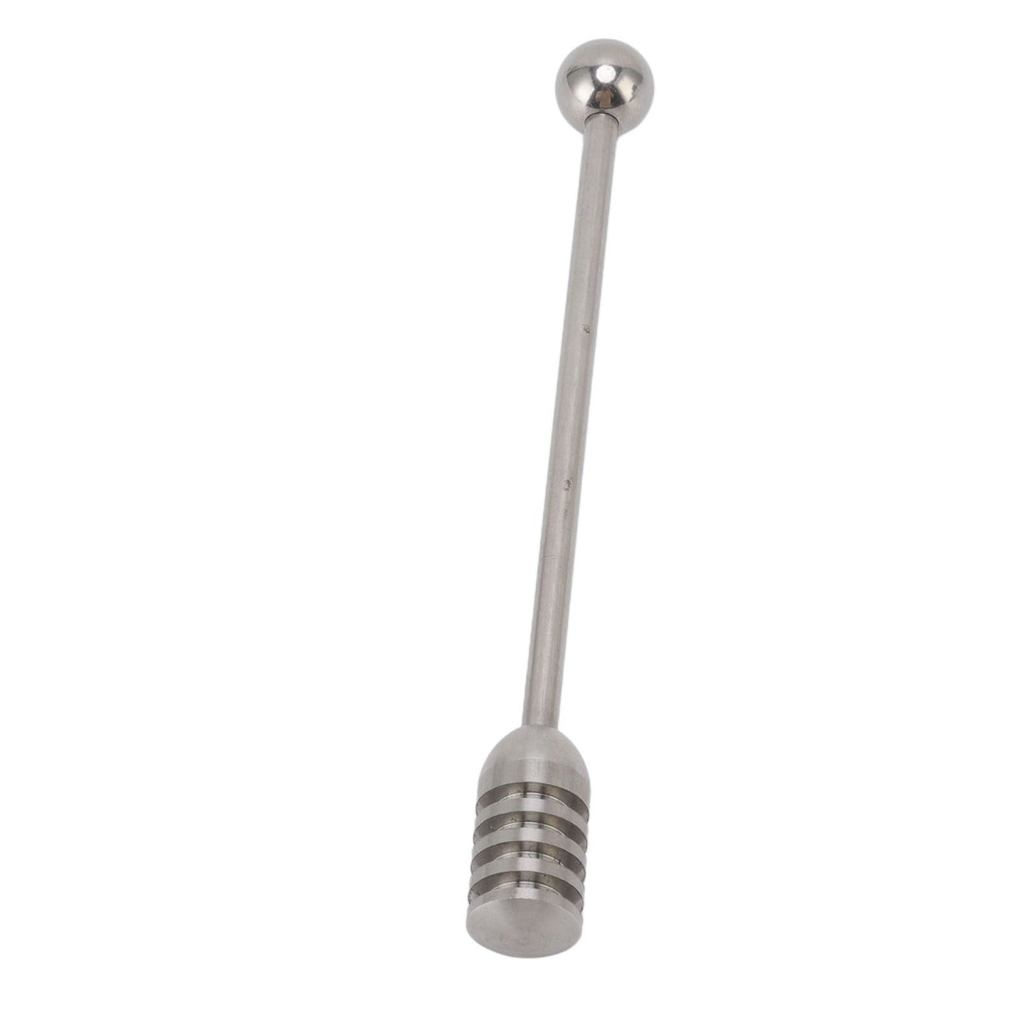 Honey Stick 15.5cm 304 Stainless Steel Fluted Design Easy Cleaning Honey Mixing Stick Coffee Stirrer Stirring Sticks