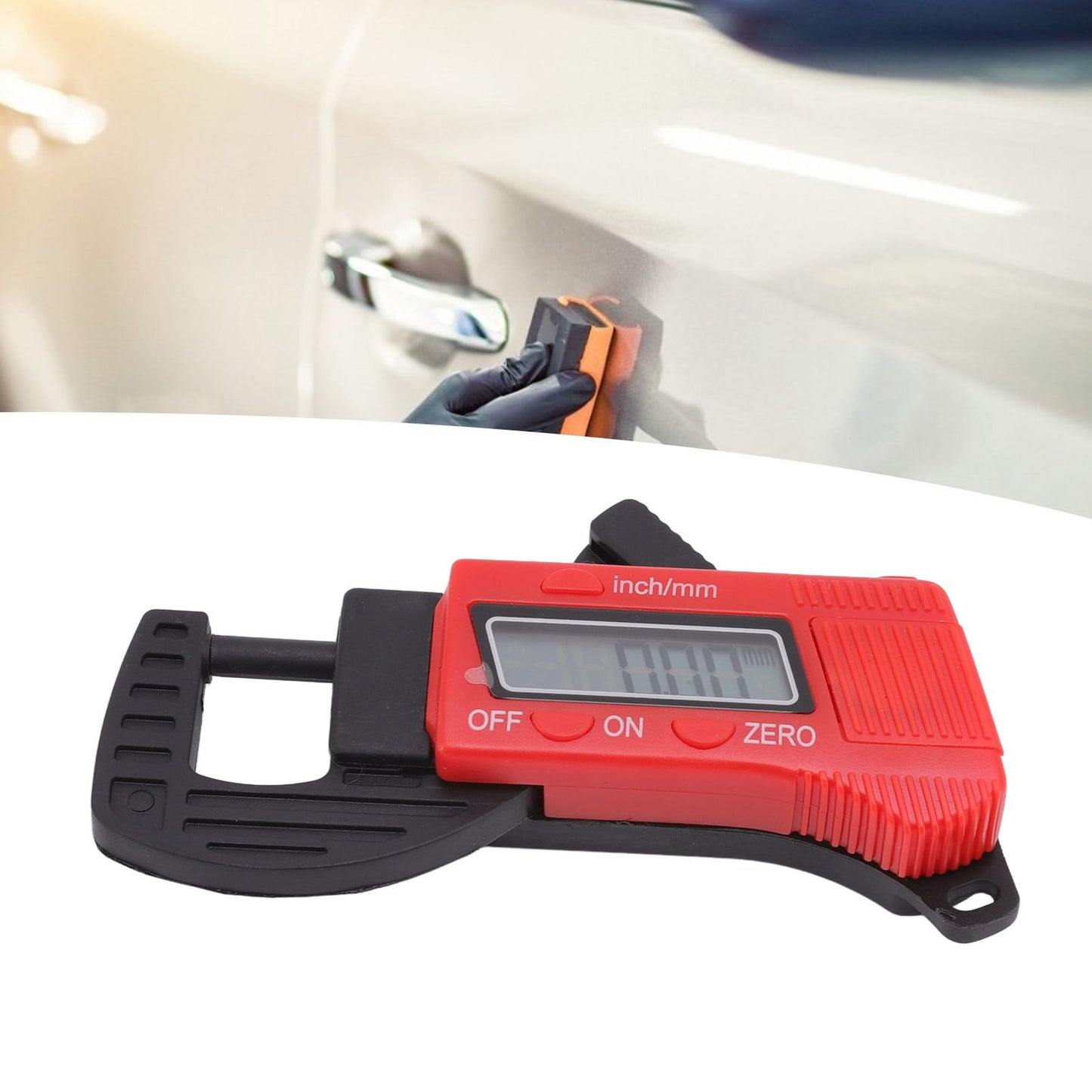 Electronic Thickness Gauge 0‑12.7mm High Accuracy Manual Digital Dial Thickness Meter for Paper Film Wire Document