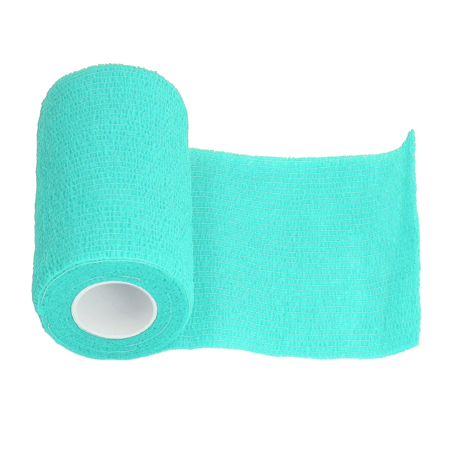 12Pcs Bandage Wrap Natural Latex Elastic Self Adhesive Wrap for Cows Dogs Horses 10cm Cyan