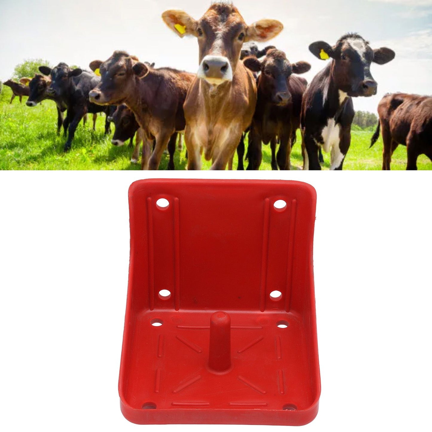 Cattle Sheep Licking Brick Box Plastic Feed Salt Brick Licking Block Box Farm Livestock Farm Equipment