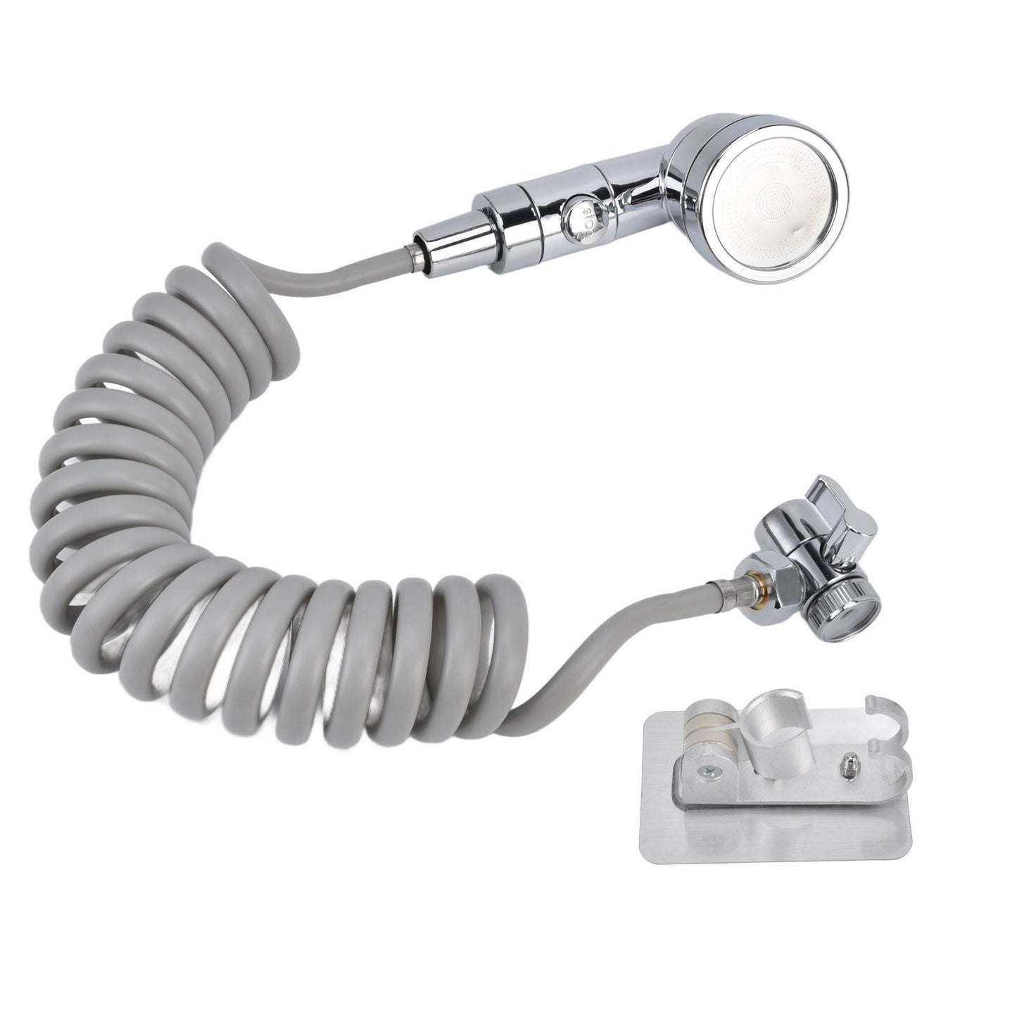 Sink Shower Sprayer Stretchy Hose Adjustable Mode Faucet Sprayer Attachment for Shampooing Pet Bathing