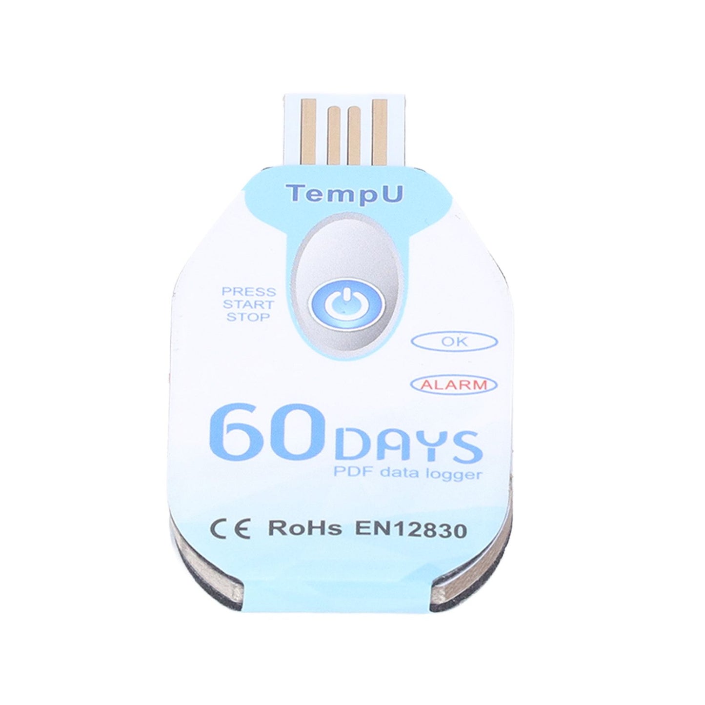 Food Temperature Recorder Portable Temperature Data Logger PDF Report USB Powered Data Logger