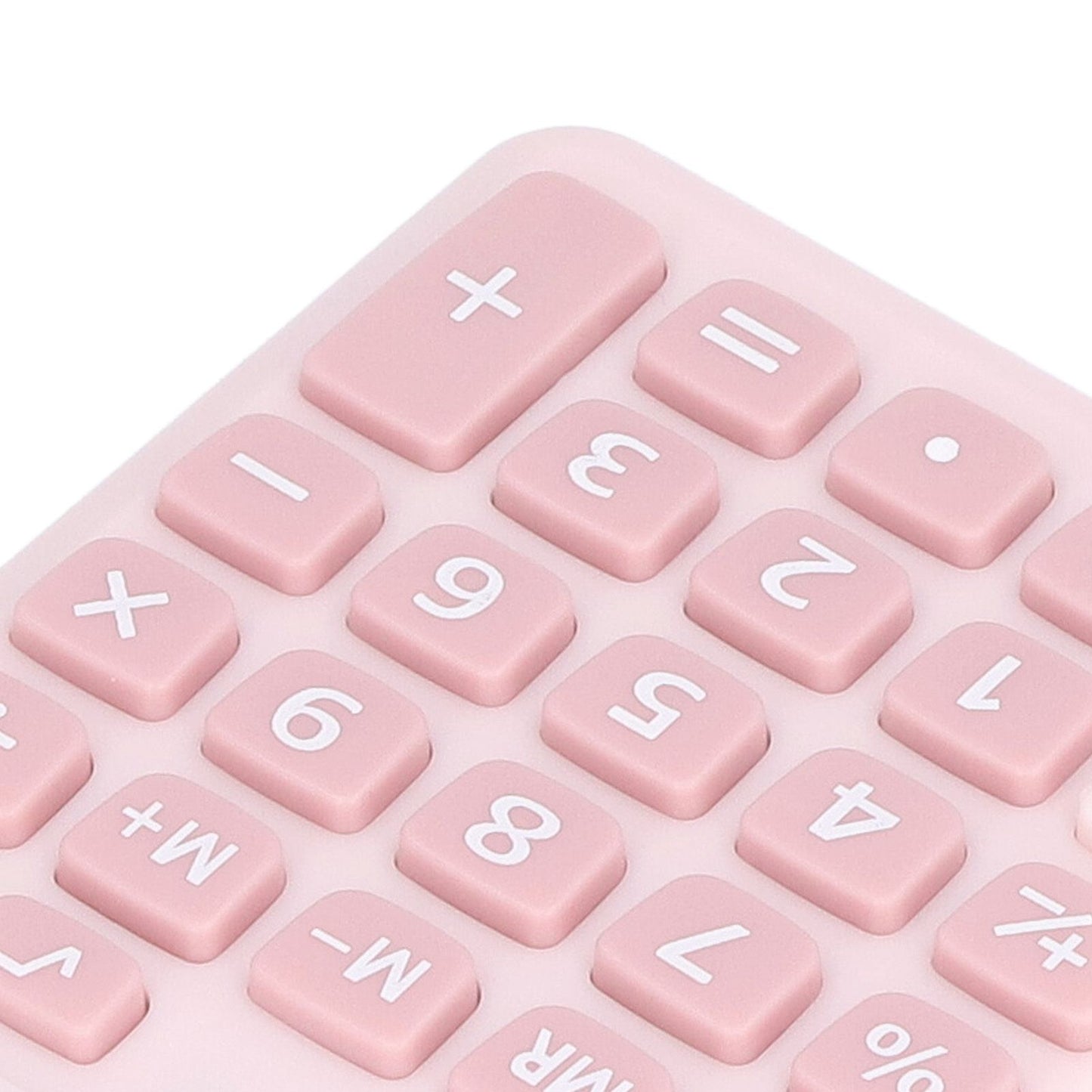 Calculators 8 Digit Solar Battery Dual Power Handheld Pocket Calculator with Large LCD Display Big Sensitive ButtonPink
