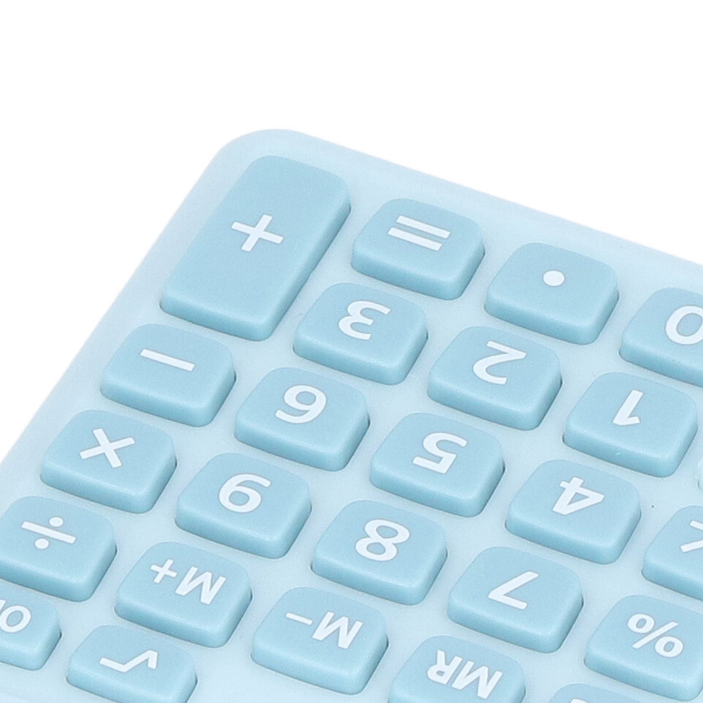 Calculators 8 Digit Solar Battery Dual Power Handheld Pocket Calculator with Large LCD Display Big Sensitive ButtonRefreshing Blue