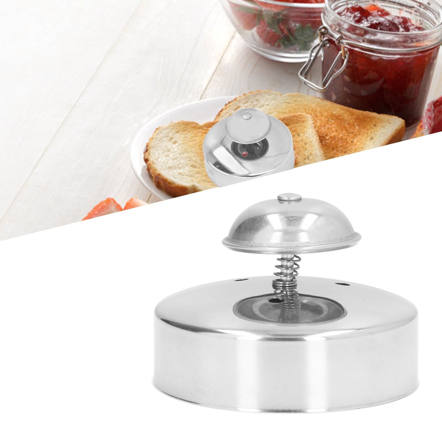 Sandwiches Sealing Mould Push Type Stainless Steel Material Human Body Design Spring Design Easy Use Cake Cutting Tools