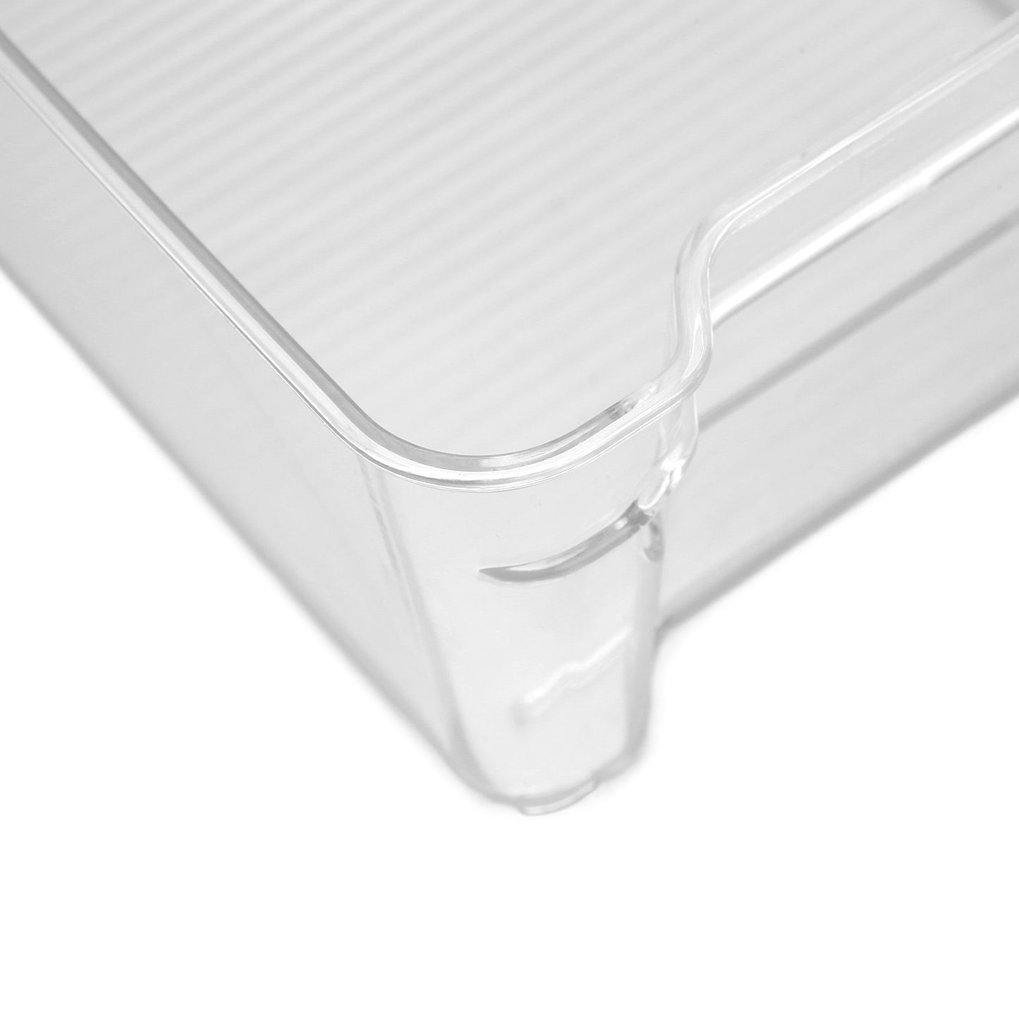 Refrigerator Storage Container PET Large Capacity Visual Design Safe Harmless Food Storage BoxSmall