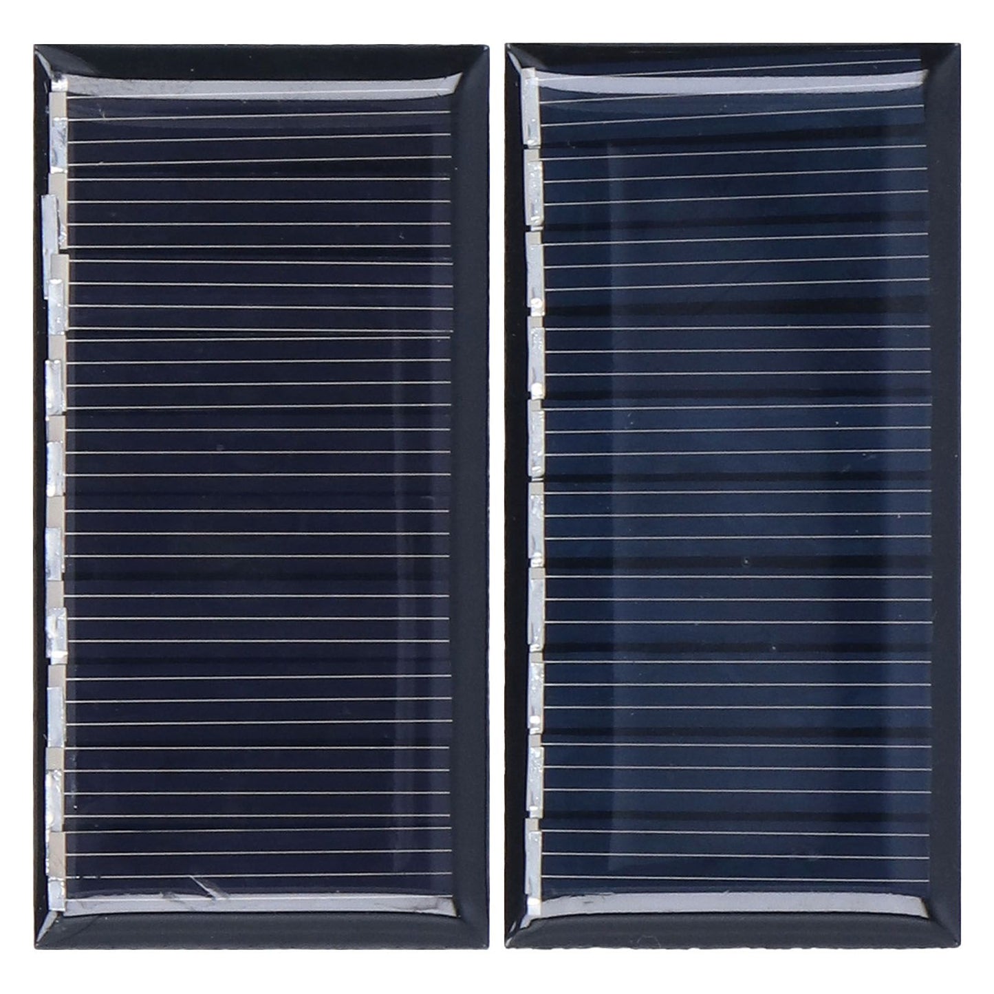 2Pcs Mini Solar Panels 0.25W 5V Portable Mini Polycrystalline Silicon Weatherproof Durable Widely Used Mini Solar Cell