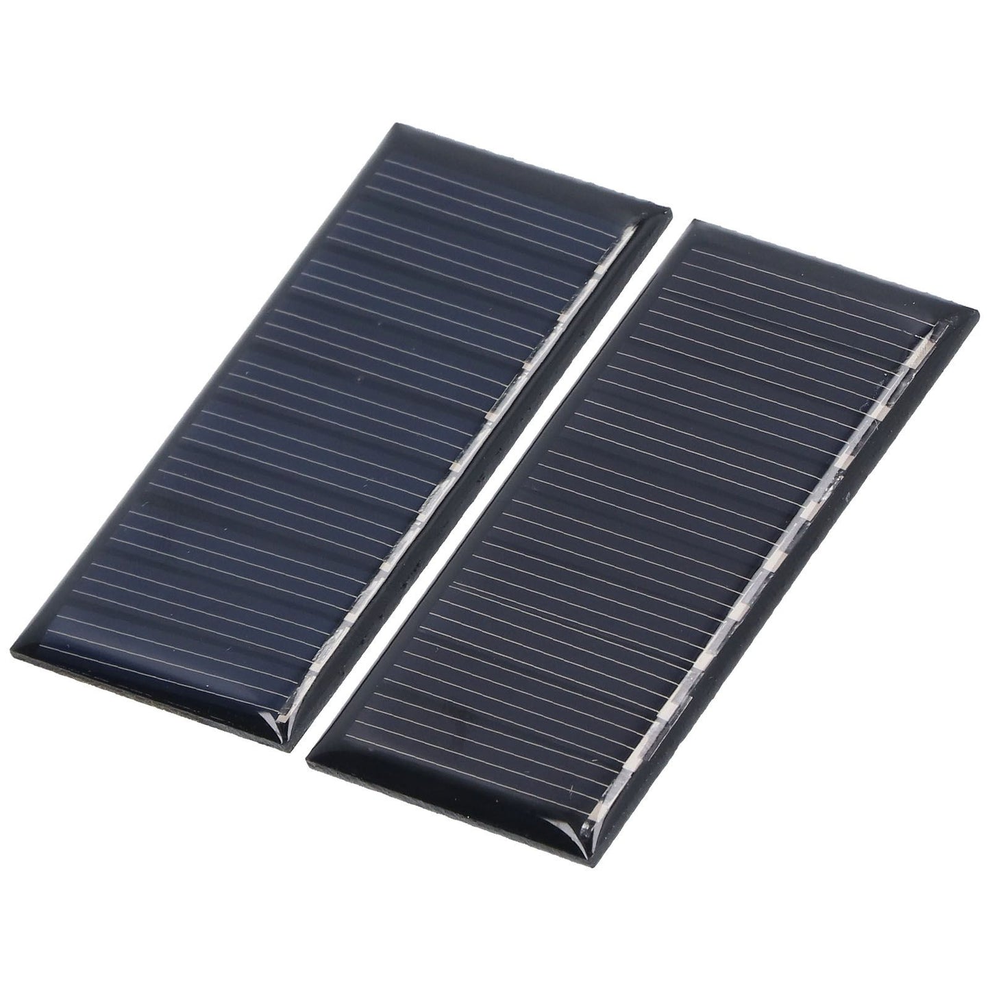 2Pcs Mini Solar Panels 0.25W 5V Portable Mini Polycrystalline Silicon Weatherproof Durable Widely Used Mini Solar Cell