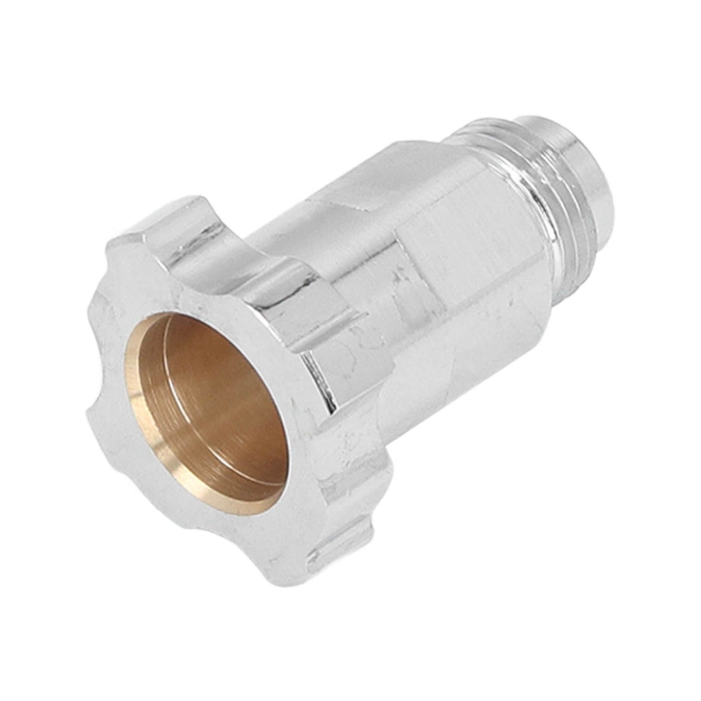 Spray Cup Connector Stainless Steel Disposable Pot Connector Airbrush Adapter Watering Can Connector External Thread G3/8