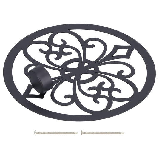 Wall Hanging Candle Holders Black European Retro Prevent Dripping Baroque Wall Candlestick