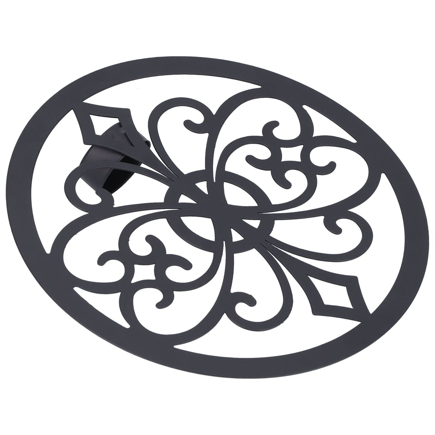Wall Hanging Candle Holders Black European Retro Prevent Dripping Baroque Wall Candlestick