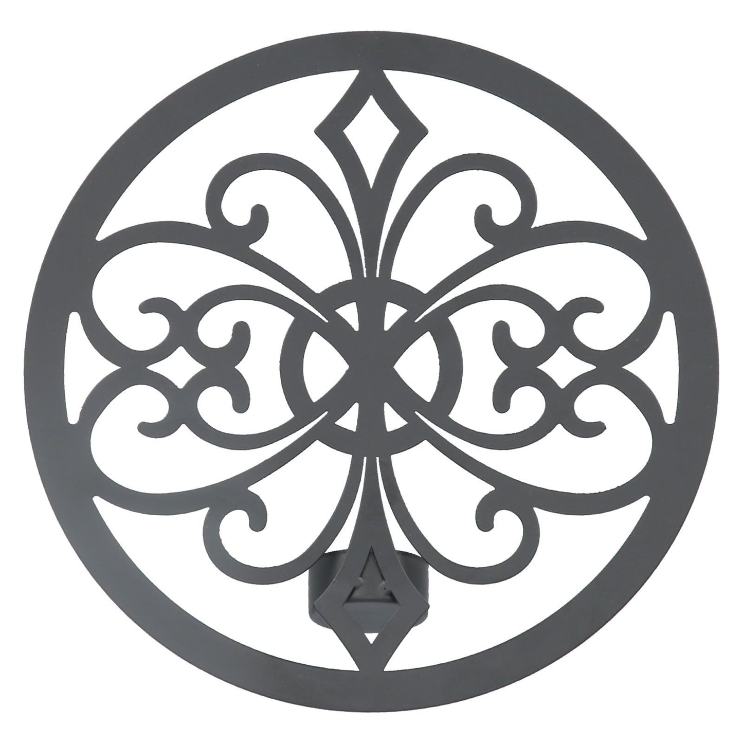Wall Hanging Candle Holders Black European Retro Prevent Dripping Baroque Wall Candlestick