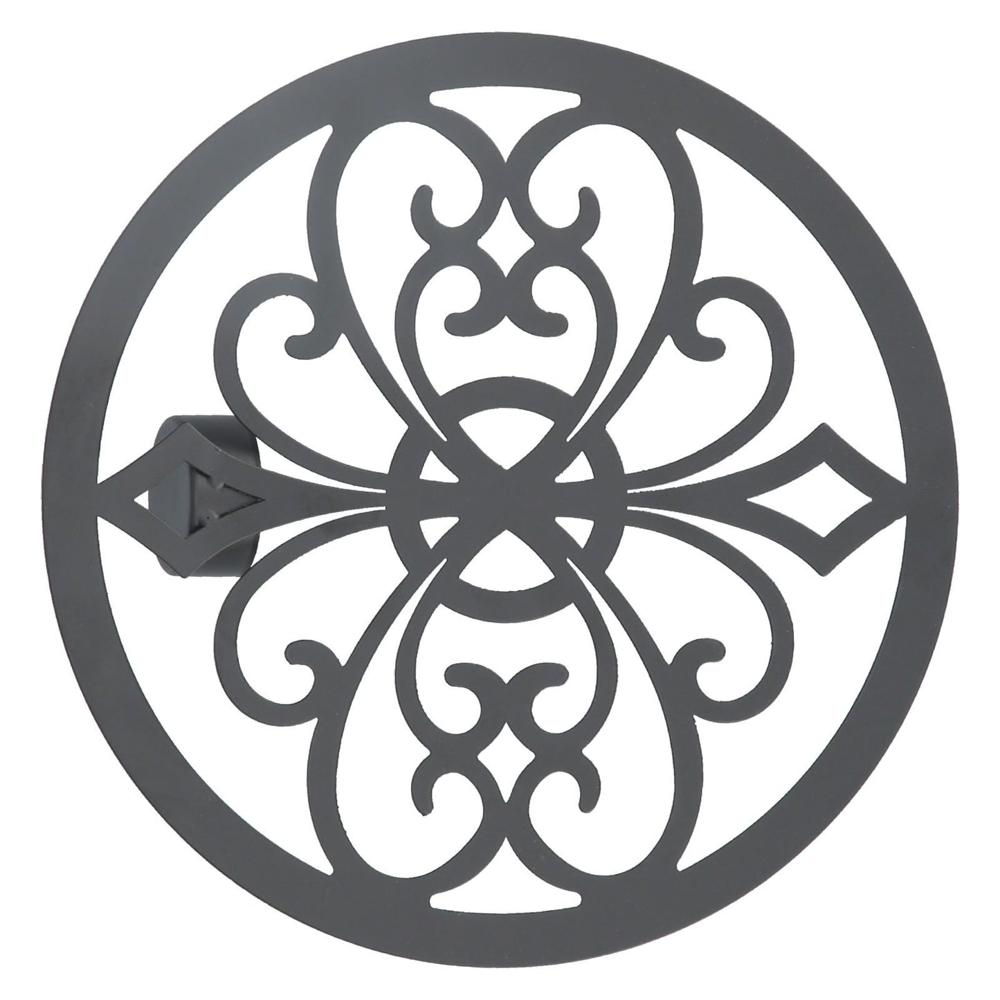 Wall Hanging Candle Holders Black European Retro Prevent Dripping Baroque Wall Candlestick
