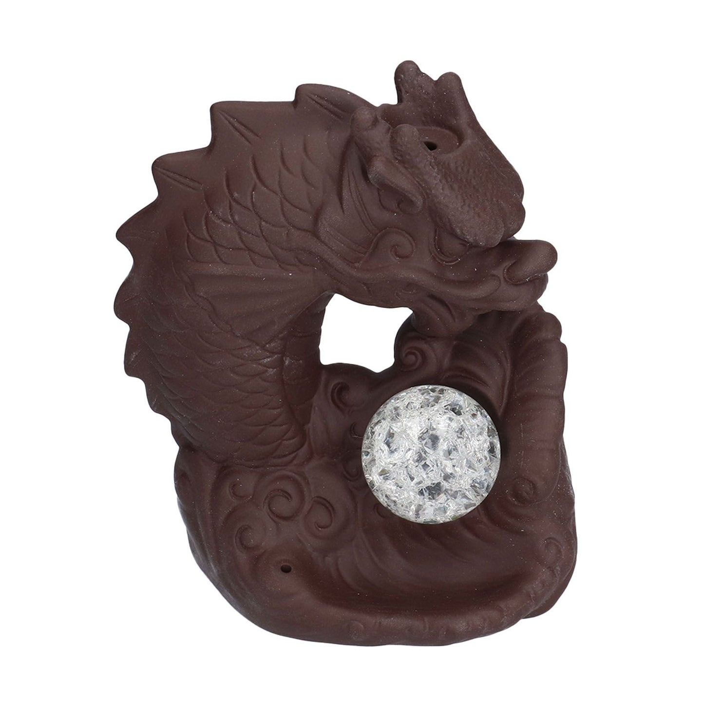 Smoke Waterfall Backflow Incense Burner Ceramic Incense Holder Dragon Aroma Burner Home Decoration Ornament