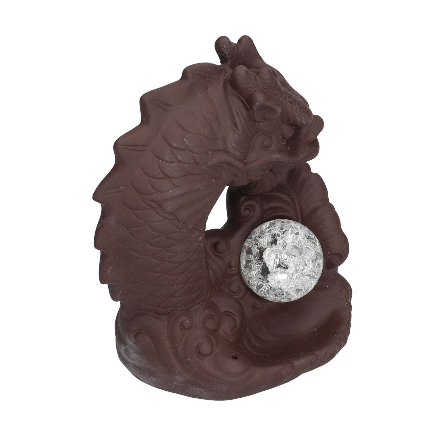 Smoke Waterfall Backflow Incense Burner Ceramic Incense Holder Dragon Aroma Burner Home Decoration Ornament