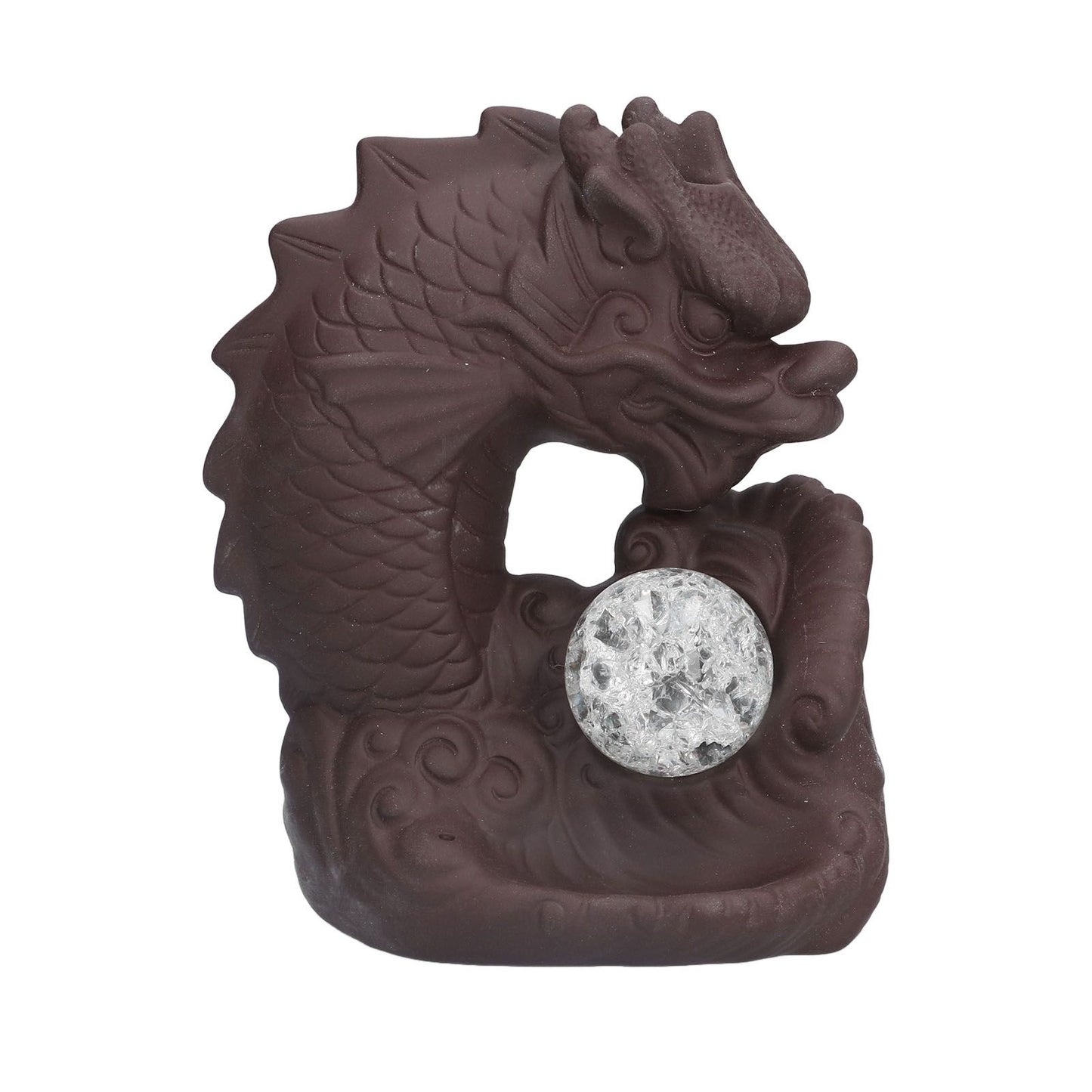 Smoke Waterfall Backflow Incense Burner Ceramic Incense Holder Dragon Aroma Burner Home Decoration Ornament