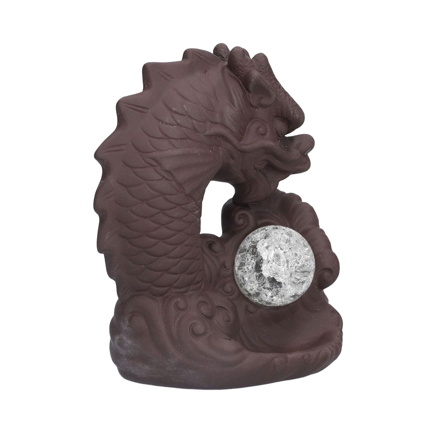 Smoke Waterfall Backflow Incense Burner Ceramic Incense Holder Dragon Aroma Burner Home Decoration Ornament