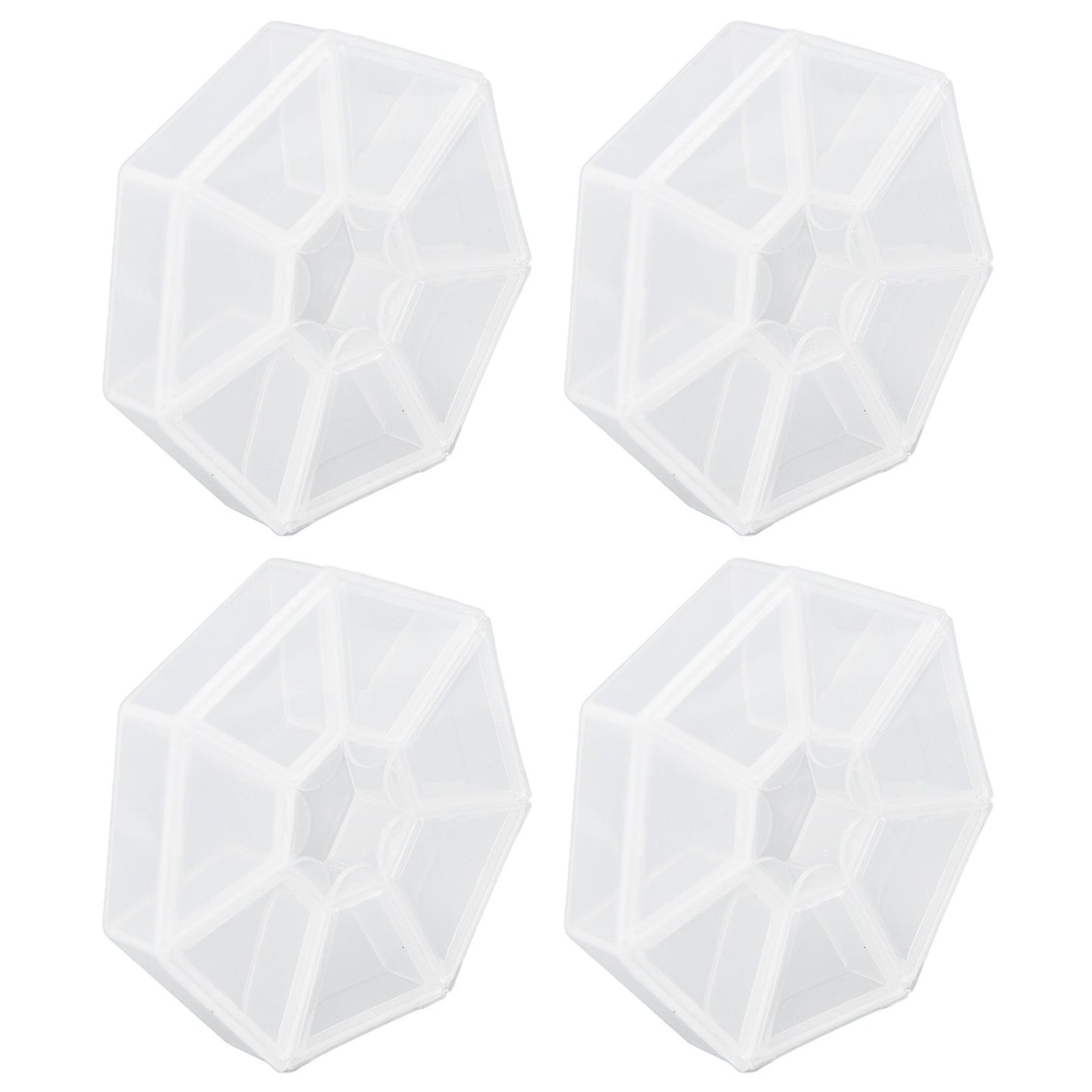 7 Grids Storage Box Clear Plastic Organizer Containers for Fishing Jewelry Pills