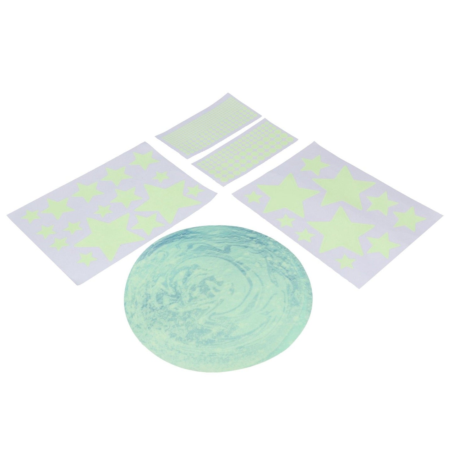 DIY Wall Sticker Glowing Star Luminous Wall Sticker PVC Wall Paper for Kids Bedroom Decoration