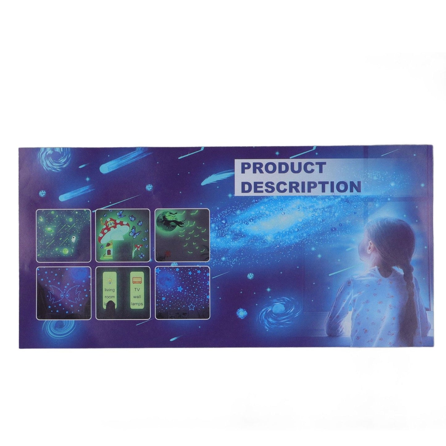 DIY Wall Sticker Glowing Star Luminous Wall Sticker PVC Wall Paper for Kids Bedroom Decoration