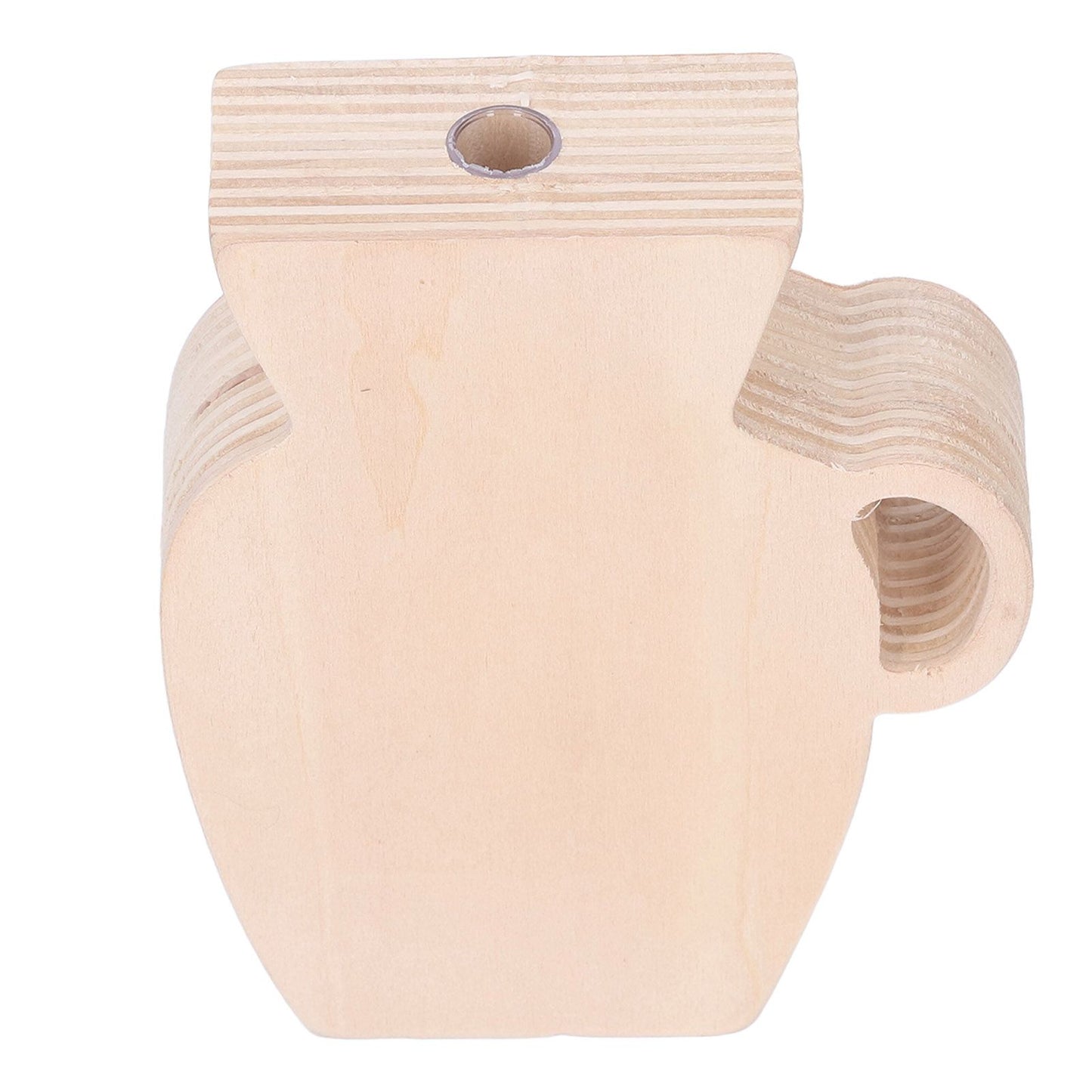 Wood Vase Simple Vintage Style Natural Pinewood Durable Sturdy Odorless Unpainted Wooden Flower Vase