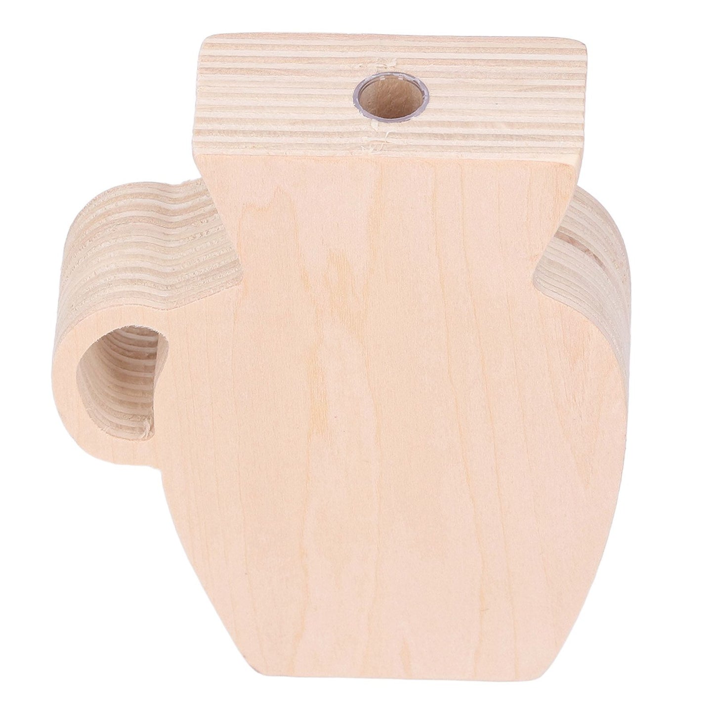 Wood Vase Simple Vintage Style Natural Pinewood Durable Sturdy Odorless Unpainted Wooden Flower Vase
