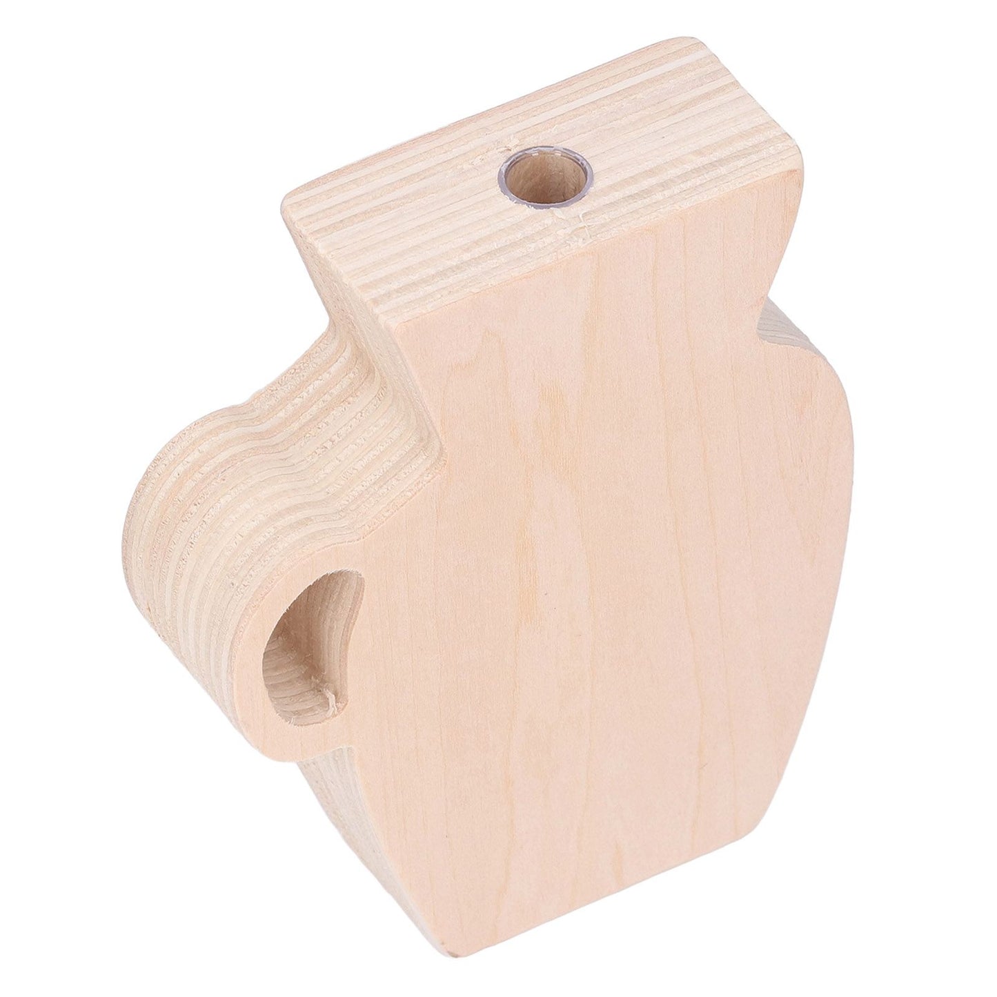 Wood Vase Simple Vintage Style Natural Pinewood Durable Sturdy Odorless Unpainted Wooden Flower Vase