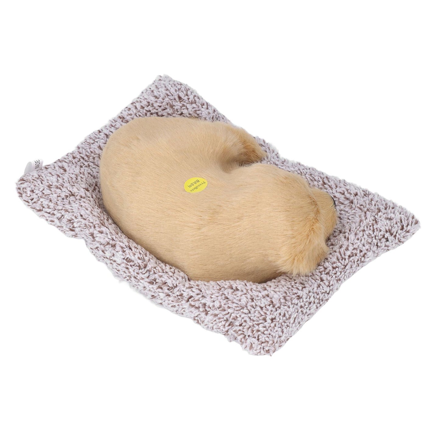 Simulation Dog with Sound Lovely Vivid Novel Gifts Plush Plastic Material Dog Toy Car DecorationBig Dog Labrador