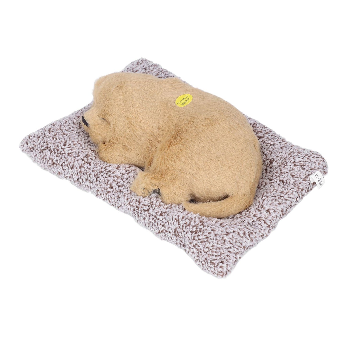 Simulation Dog with Sound Lovely Vivid Novel Gifts Plush Plastic Material Dog Toy Car DecorationBig Dog Labrador