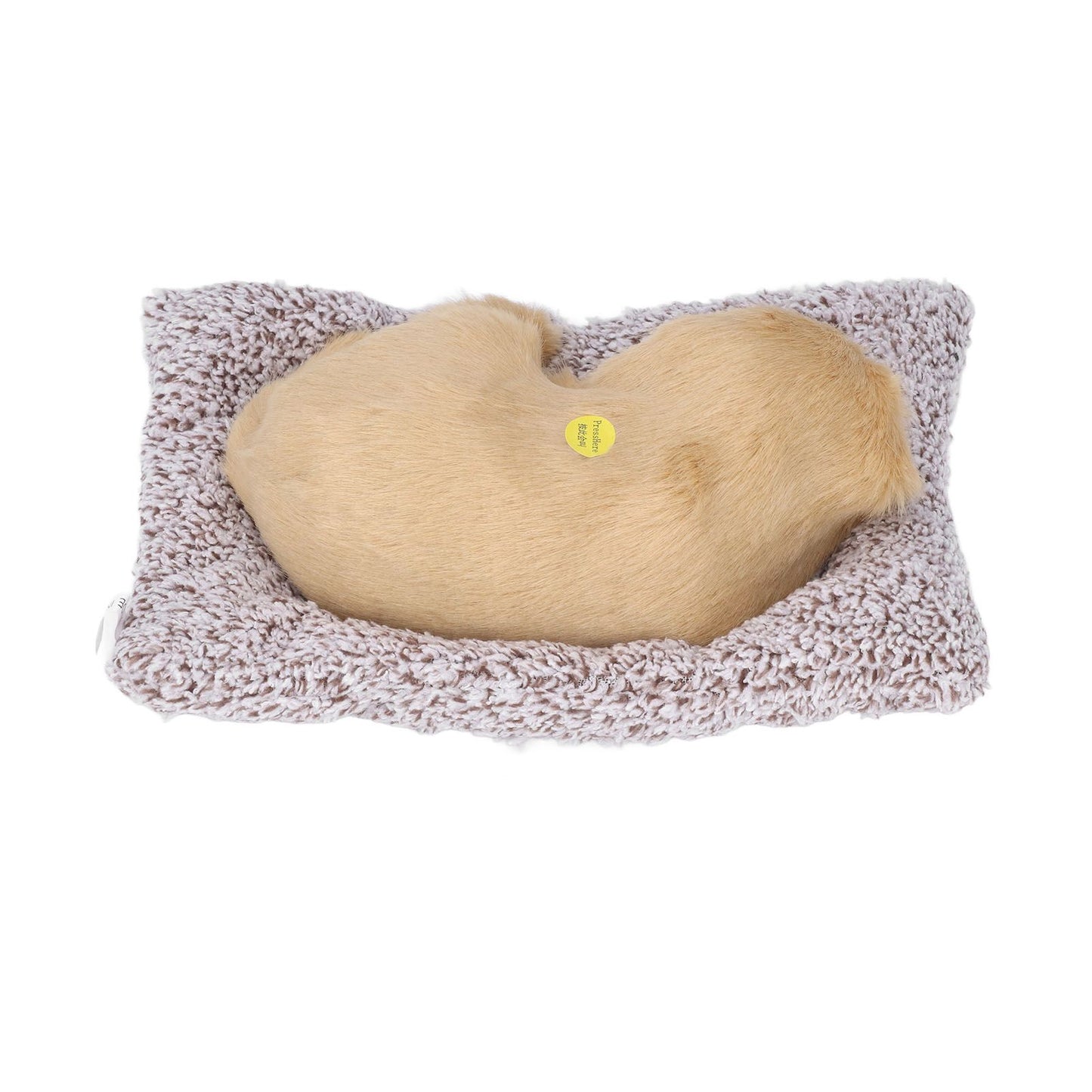 Simulation Dog with Sound Lovely Vivid Novel Gifts Plush Plastic Material Dog Toy Car DecorationBig Dog Labrador