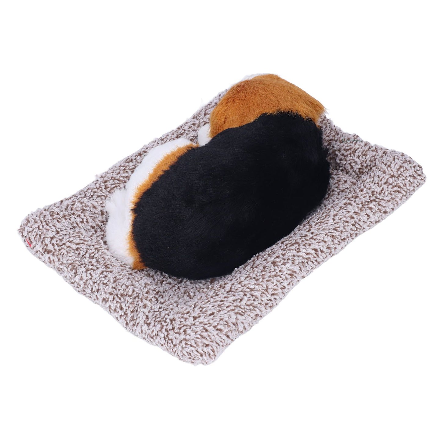 Simulation Dog with Sound Lovely Vivid Novel Gifts Plush Plastic Material Dog Toy Car DecorationBig Dog Beagle The