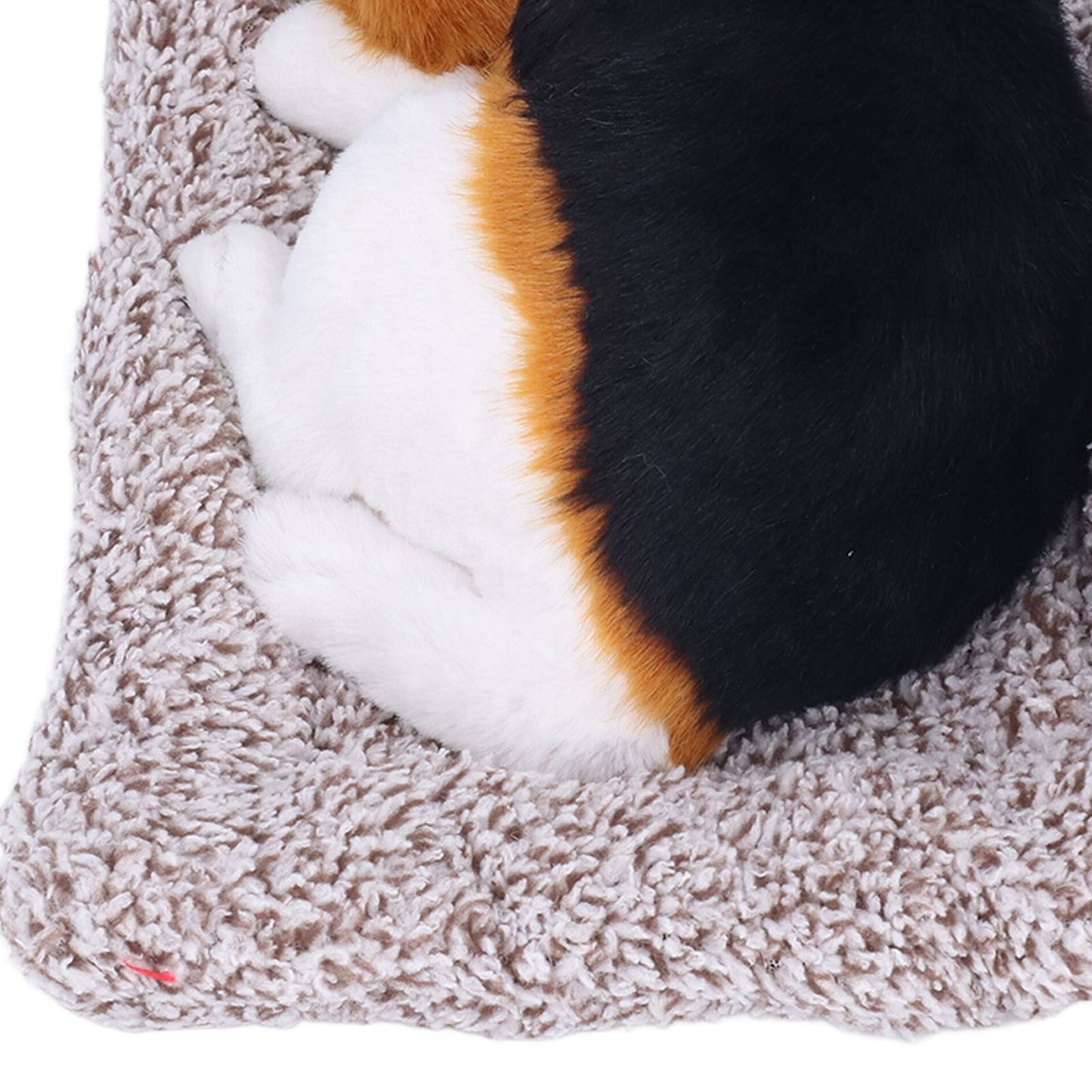 Simulation Dog with Sound Lovely Vivid Novel Gifts Plush Plastic Material Dog Toy Car DecorationBig Dog Beagle The